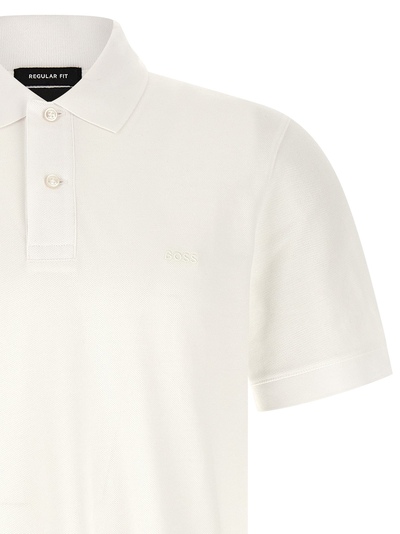 Hugo Boss White Cotton Polo Shirt - Artisan Luxury Essential