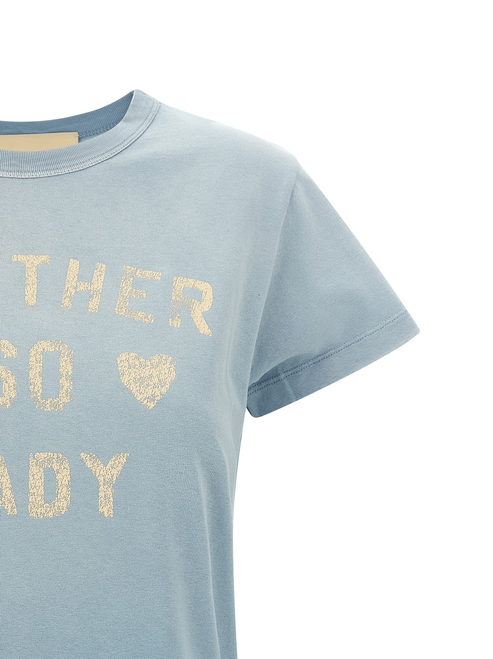 Elevate your style with the Valentino Garavani Blue Cotton T-Shirt, a luxurious statement piece featuring exquisite craftsmanship and a striking ‘Panther Lady’ print.