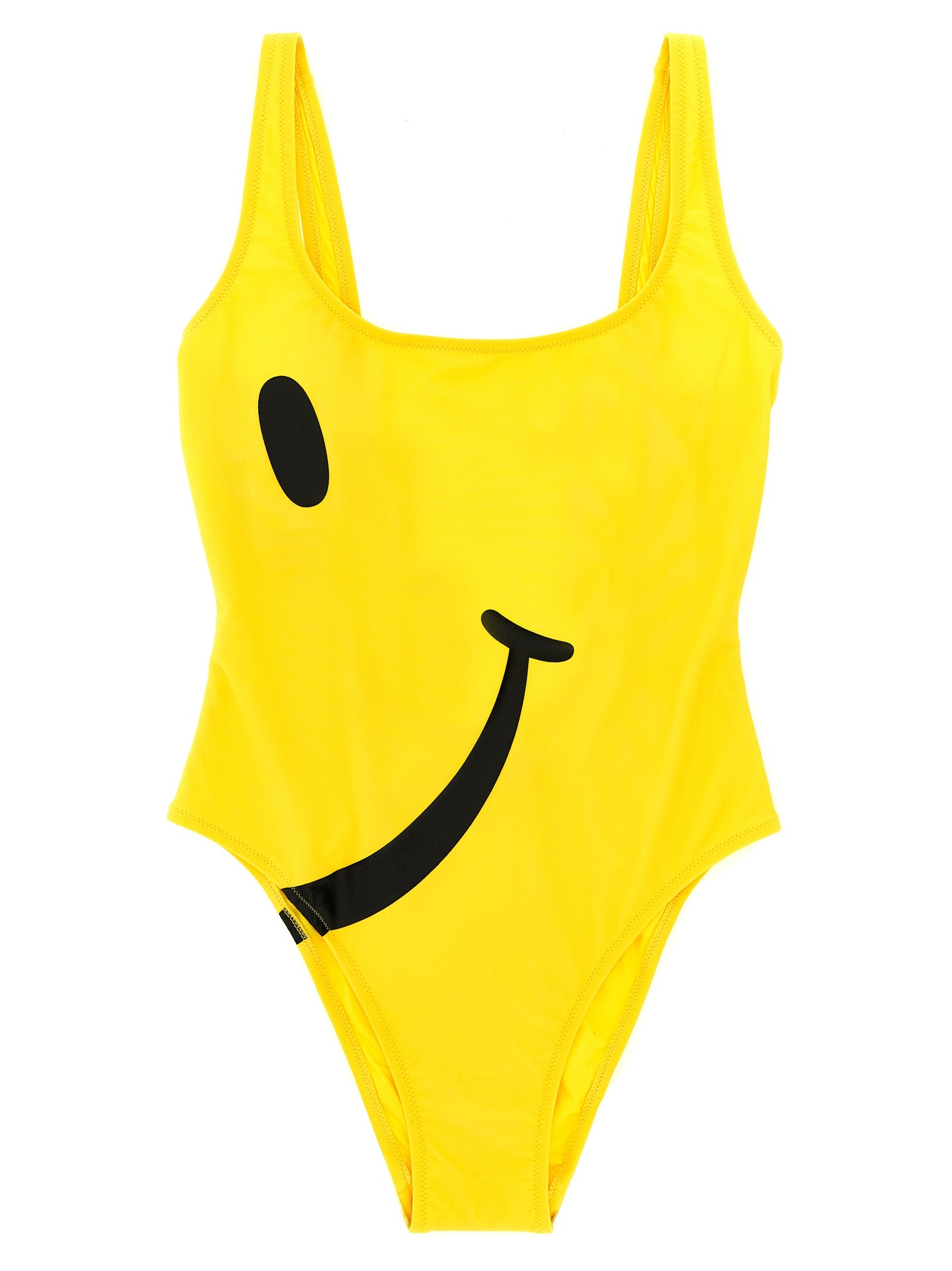 Indulge in the Moschino Bicolor Polyamide One-Piece Swimsuit from the exclusive Resort Collection, crafted from luxurious Lycra for a vibrant, chic allure.