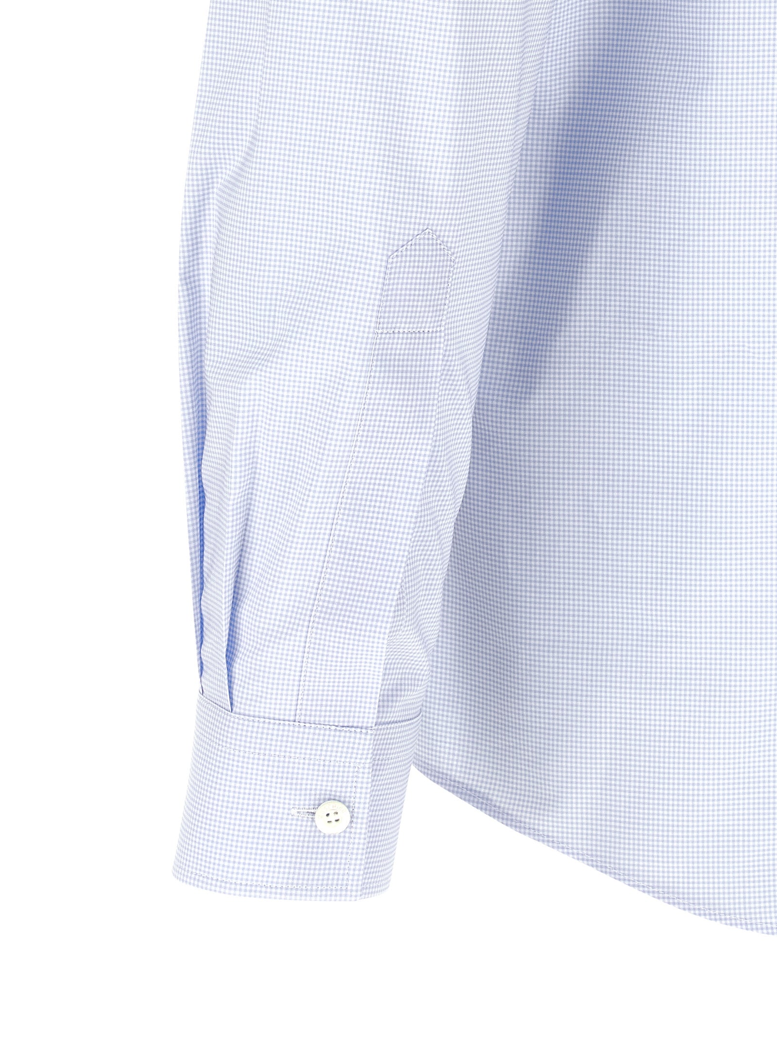 Elevate your style with the Moschino Blue Cotton Blouse, a masterpiece of Italian craftsmanship featuring a unique trompe-l’œil print that redefines elegance.
