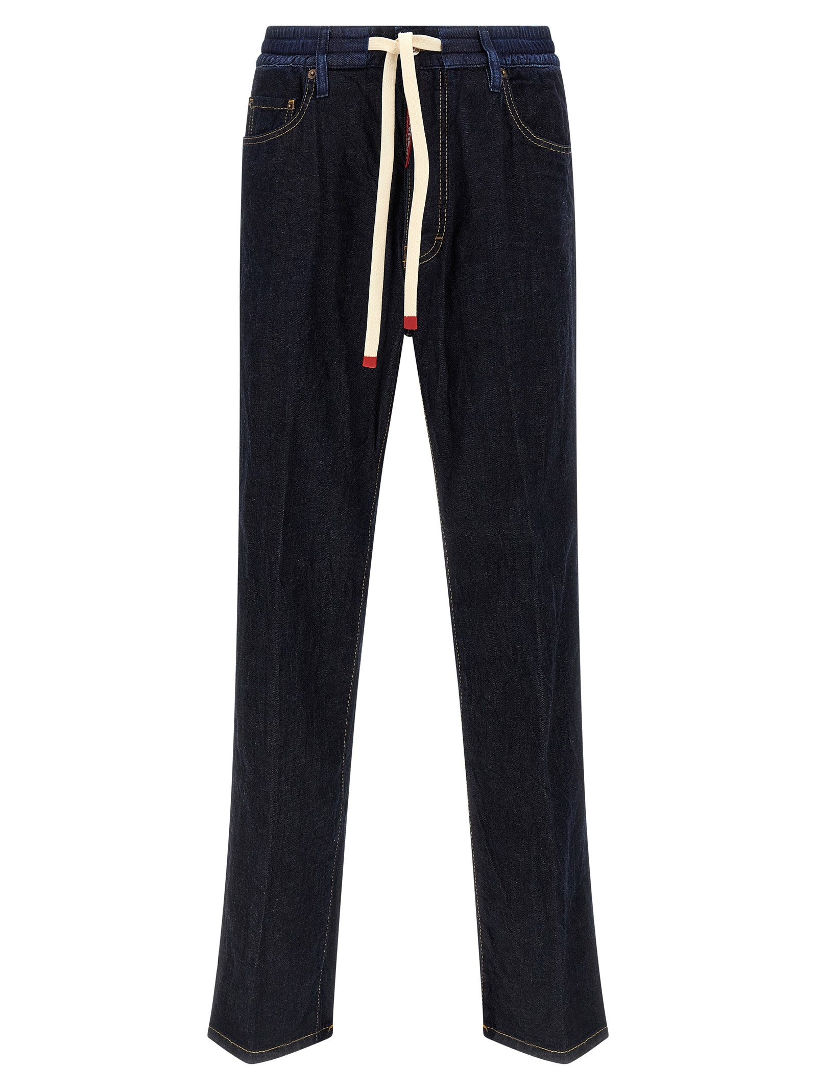 Dsquared² Blue Cotton Straight-Leg Jeans – Artisanal Luxury Denim