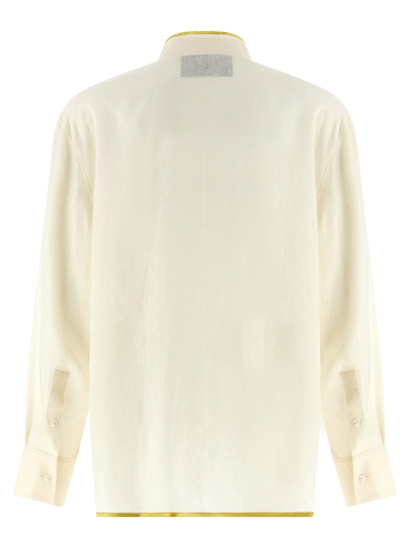 Valentino Garavani Beige Linen Blouse - Artisanal Luxury Fashion