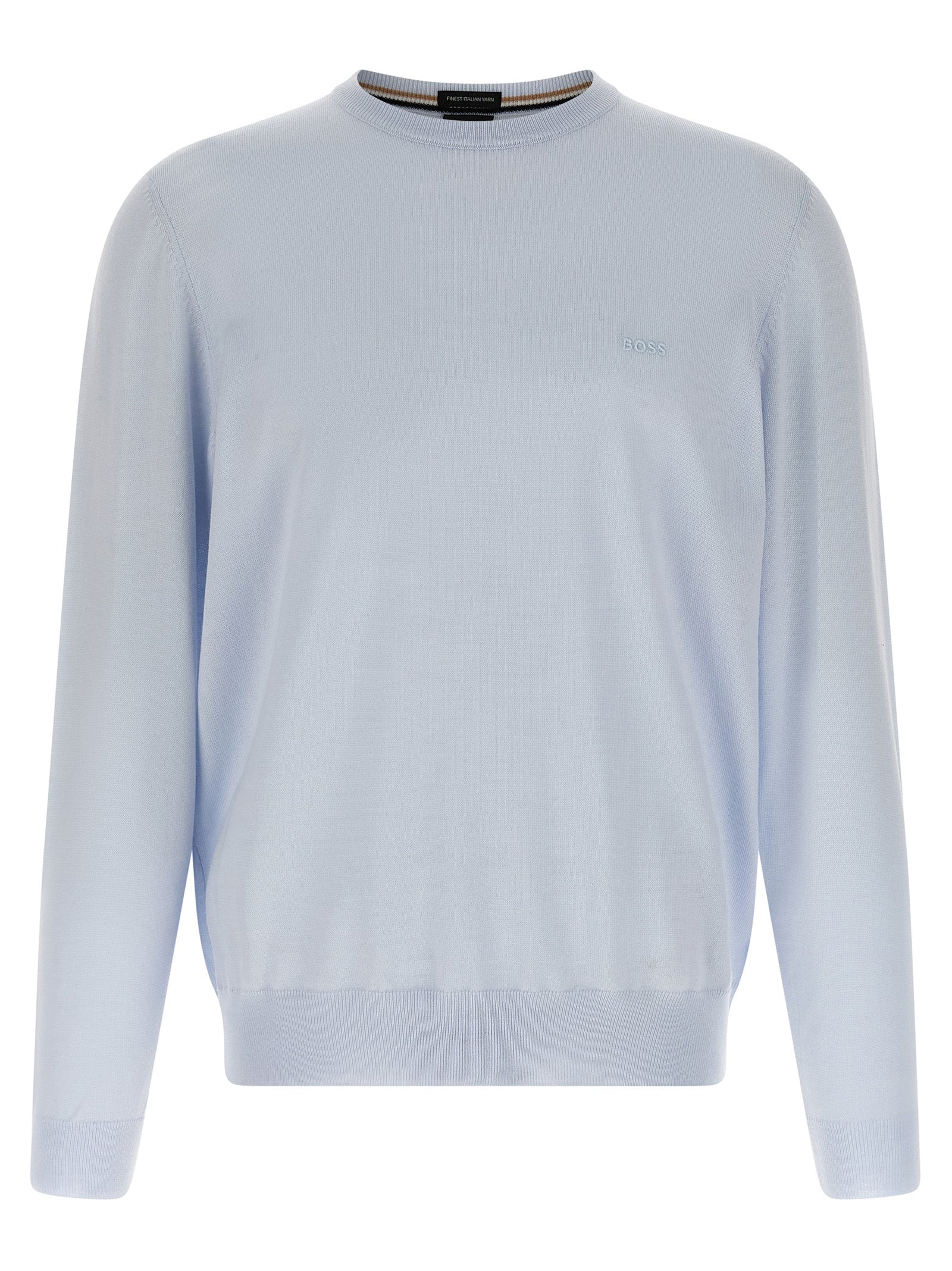 Hugo Boss Blue Virgin Wool Cardigan - Artisanal Luxury Sweater