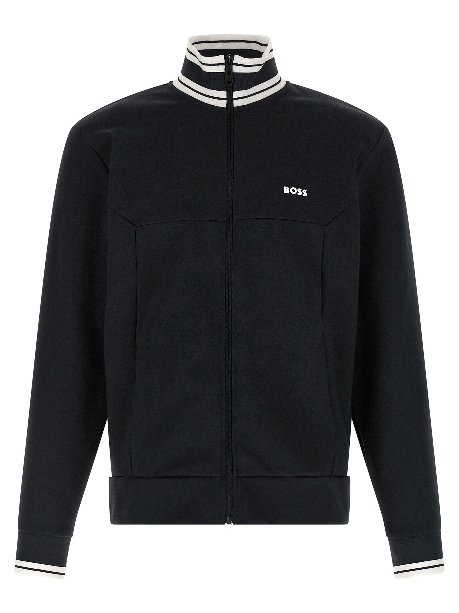 Hugo Boss Blue Cotton Sweatshirt - Designer Luxe Essentials