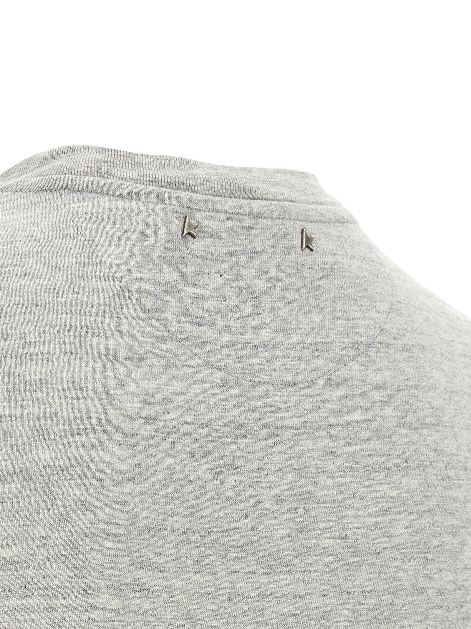 Golden Goose Gray Cotton T-Shirt - Luxe Designer Elegance