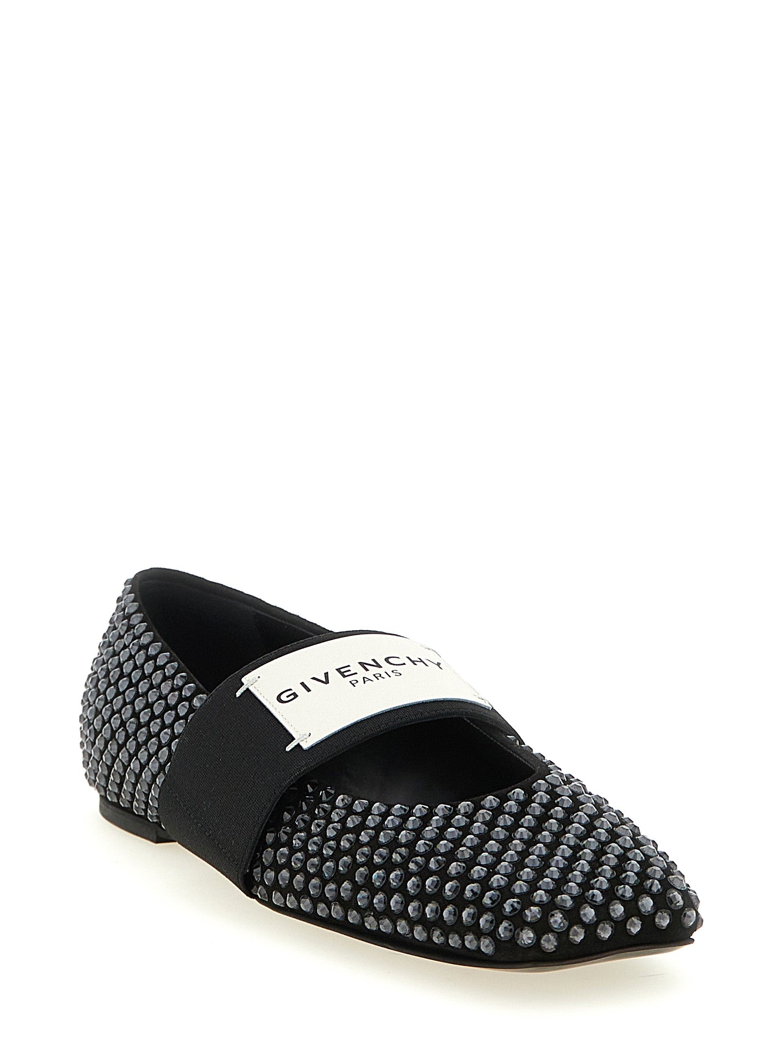 Givenchy Black Calfskin Ballet Flats - Artisanal Luxury Footwear