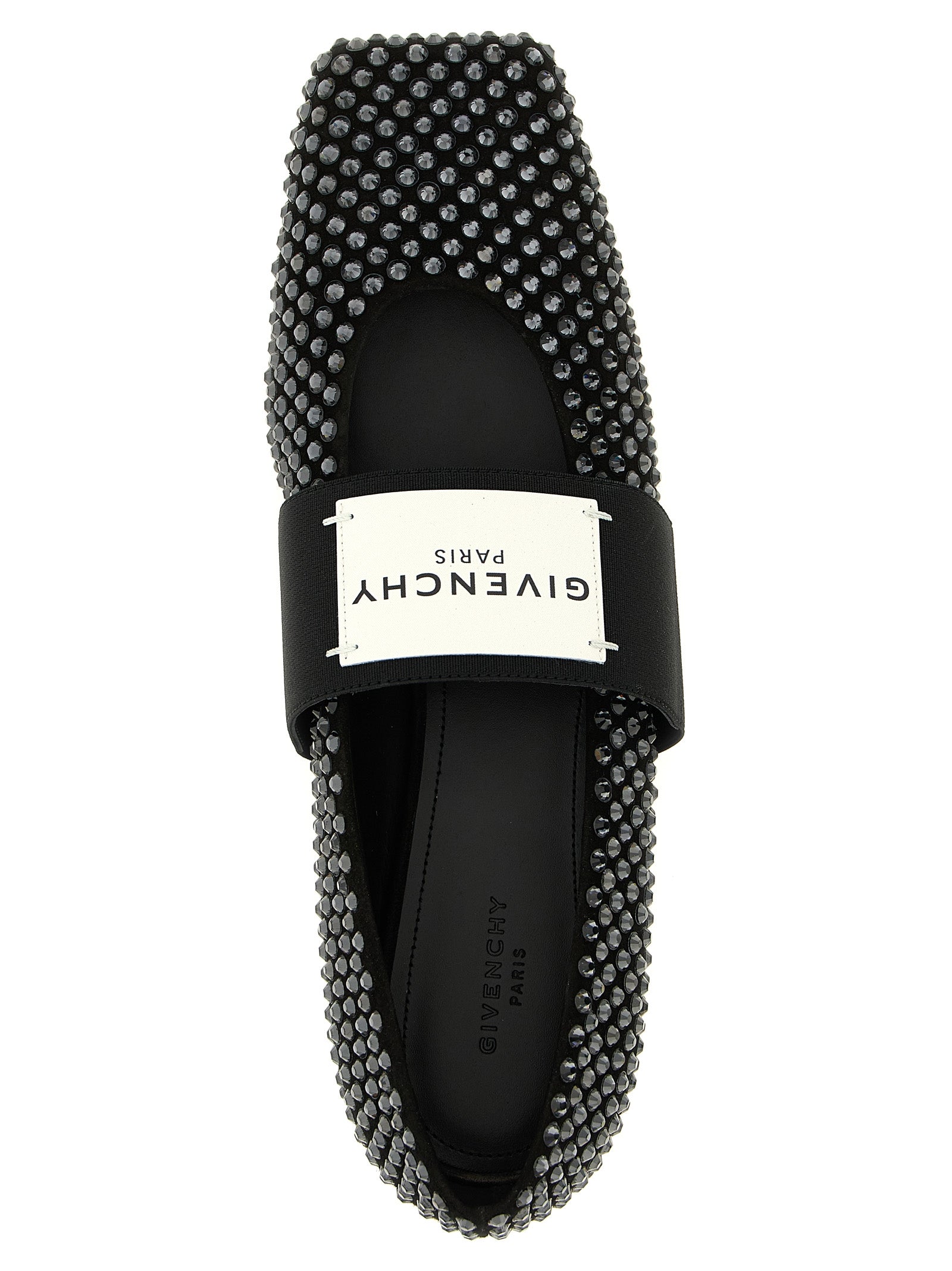 Givenchy Black Calfskin Ballet Flats - Artisanal Luxury Footwear