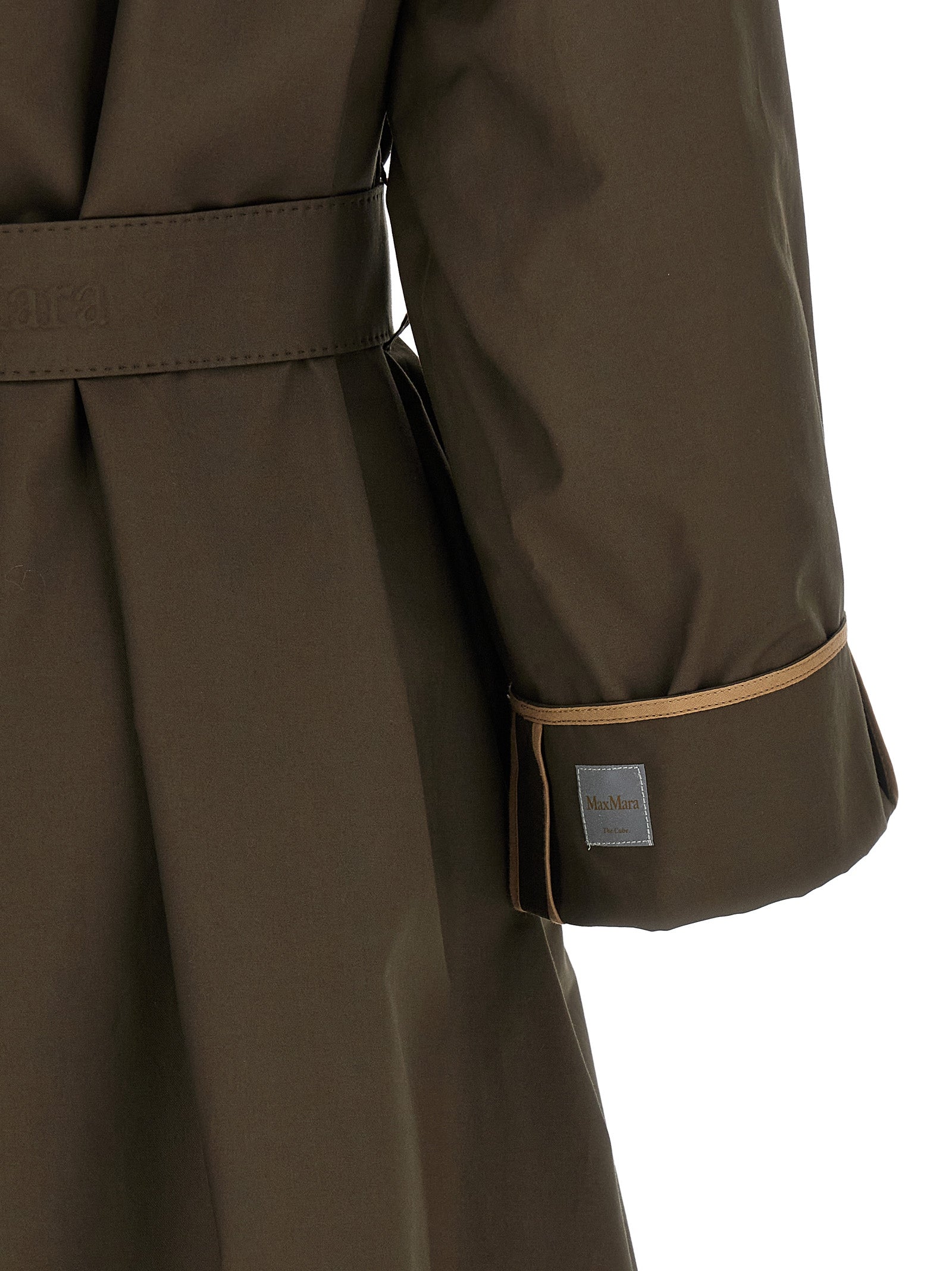 Max Mara Bicolor Cotton Coat