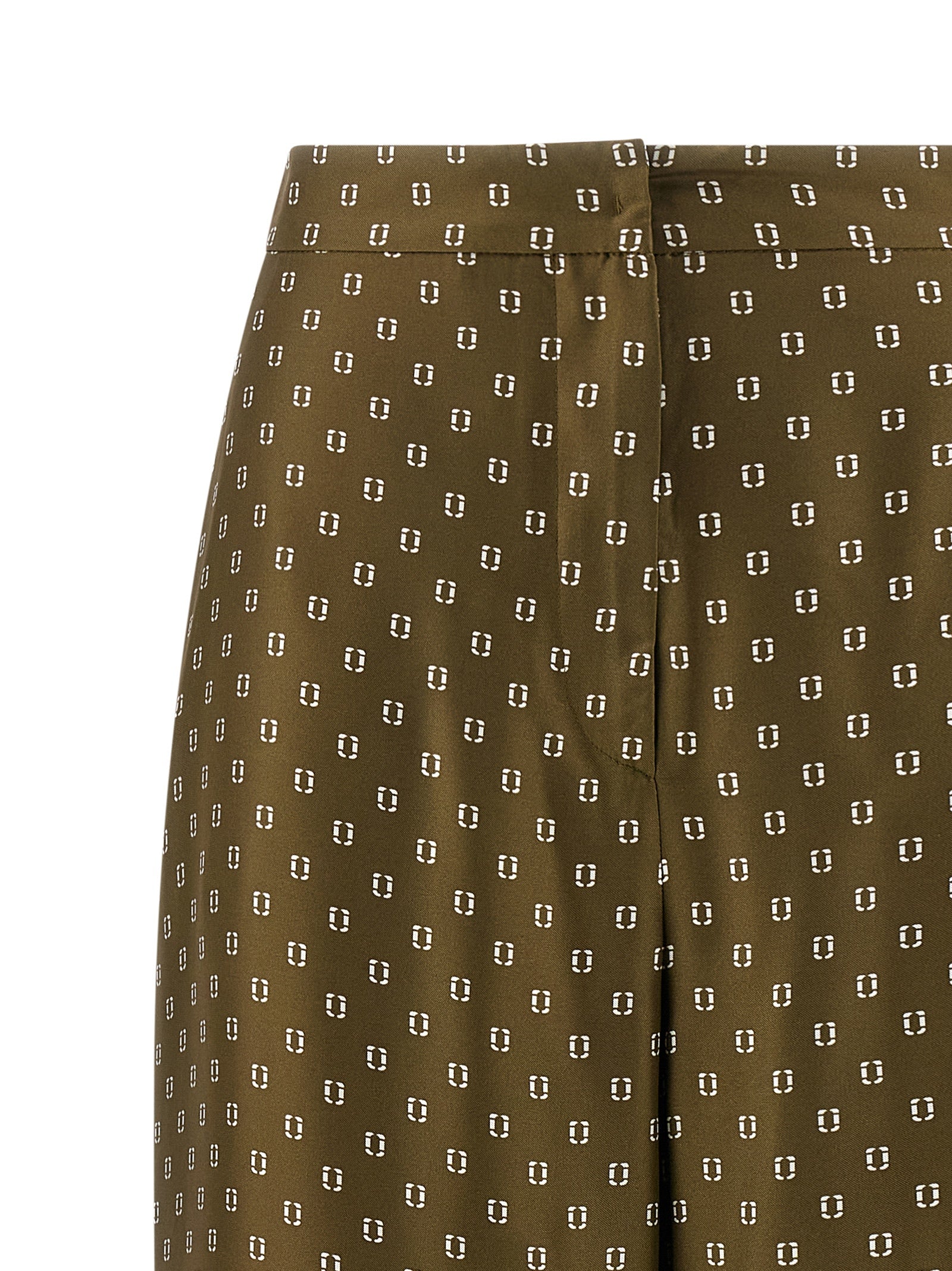 Elevate your style with Max Mara Bicolor Silk Casual Pants from the MAX MARA STUDIO collection, crafted in luxurious silk twill for timeless sophistication.