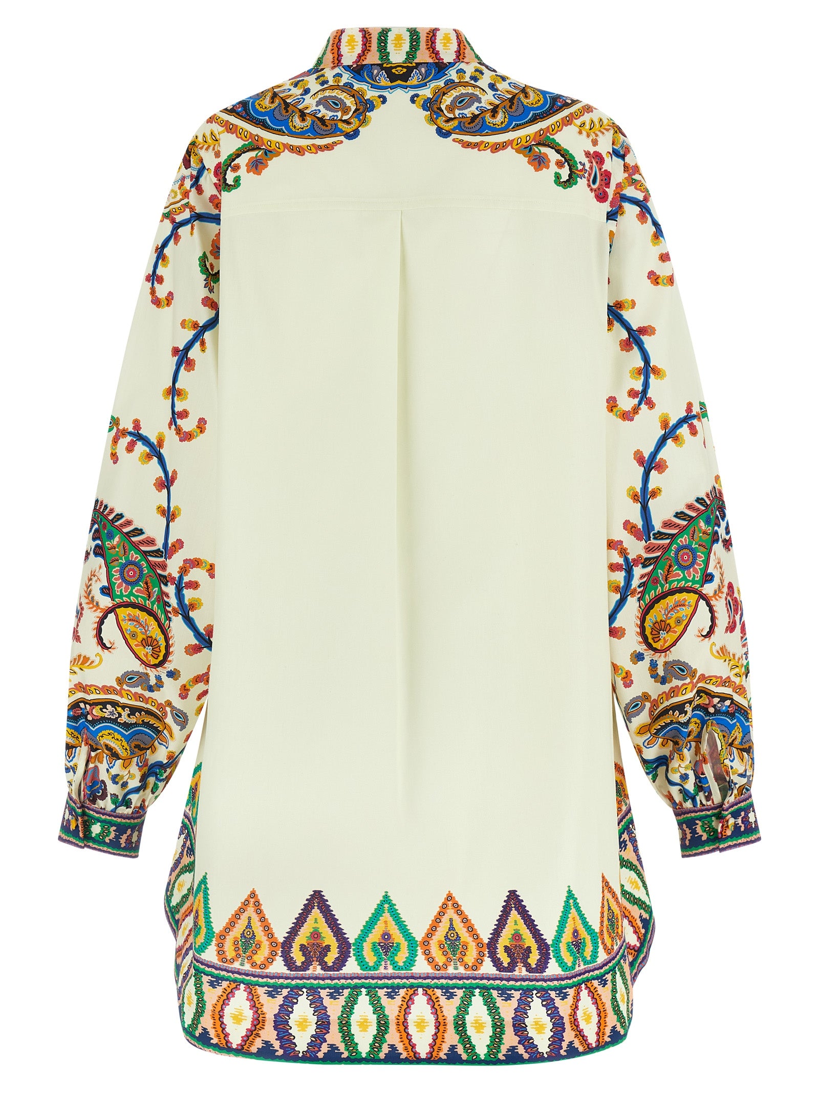 Discover the Etro Multicolor Cotton Short Dress, an exquisite blend of artistry and sophistication, perfect for elevating your wardrobe with luxurious elegance.