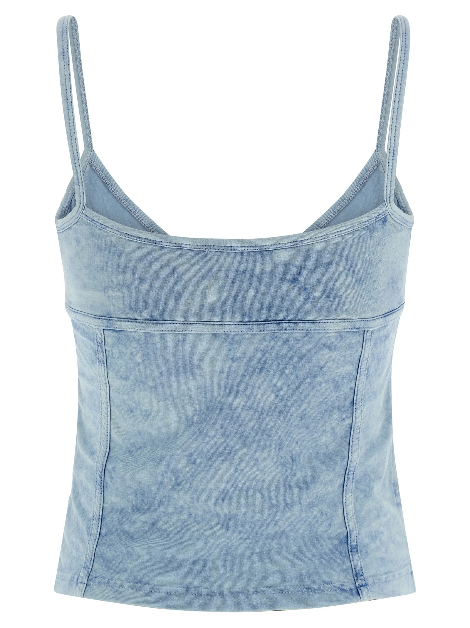 Diesel Blue Cotton Top | Artisanal Luxury Fashion Excellence