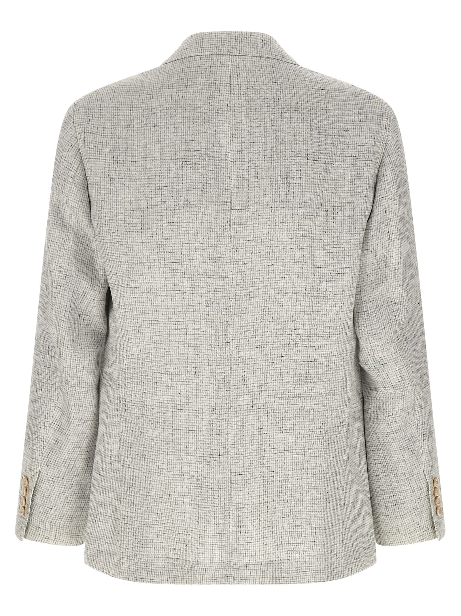 Brunello Cucinelli White Linen Blazer
