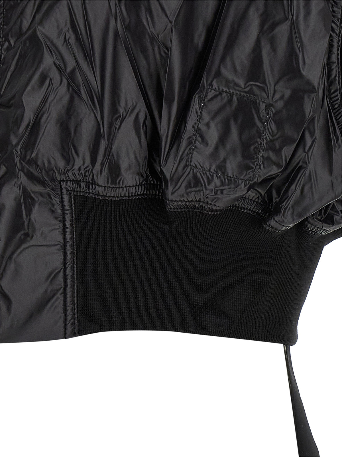 DRKSHDW Black Nylon Sleeveless Jacket