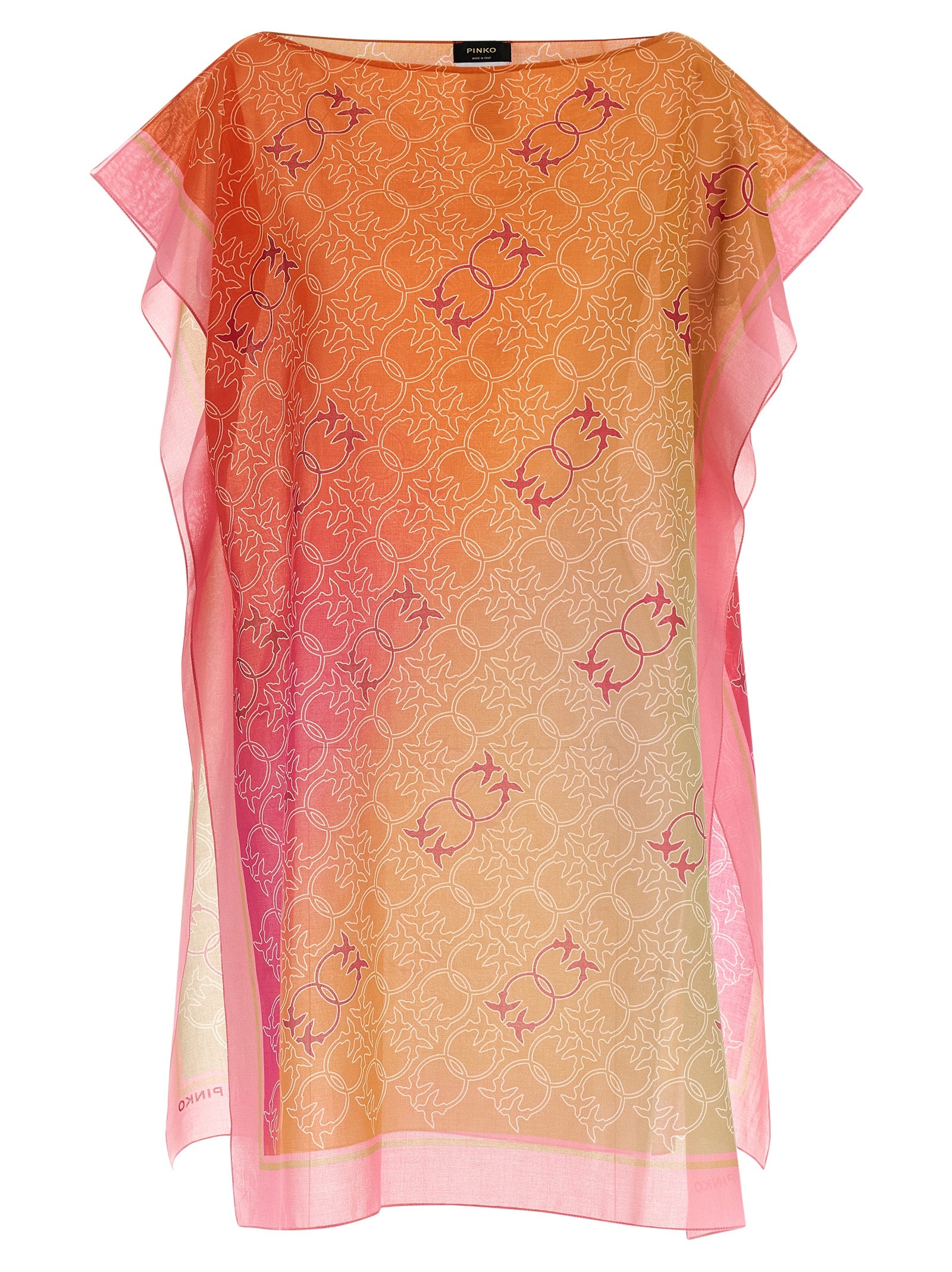 Indulge in the exquisite elegance of PINKO's Multicolor Cotton Casual Dress, a luxurious blend of comfort and style, perfect for sunlit escapades and sophisticated gatherings.