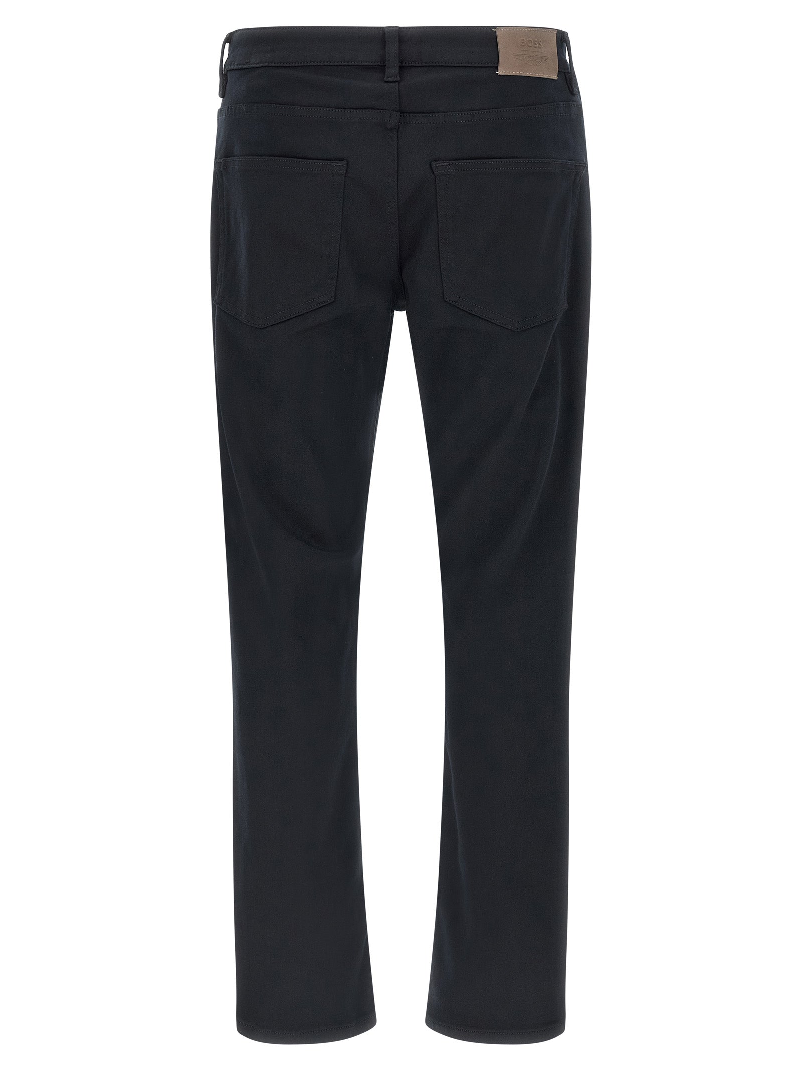 Hugo Boss Blue Straight-Leg Jeans - Designer Luxury Denim