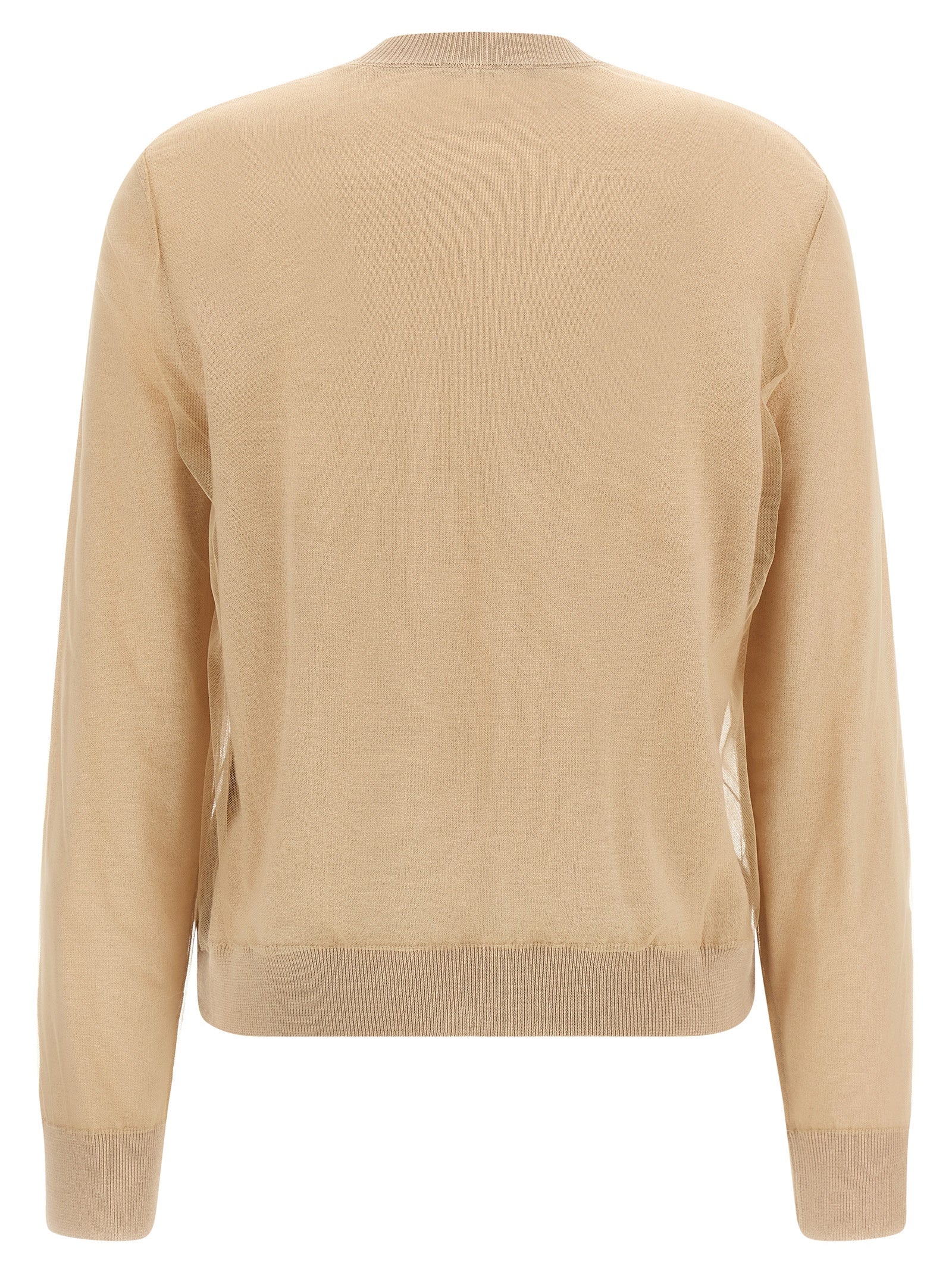 Indulge in the exquisite Fabiana Filippi Brown Virgin Wool Cardigan, a luxurious blend of virgin wool and cotton, embodying timeless Italian elegance and refined craftsmanship.