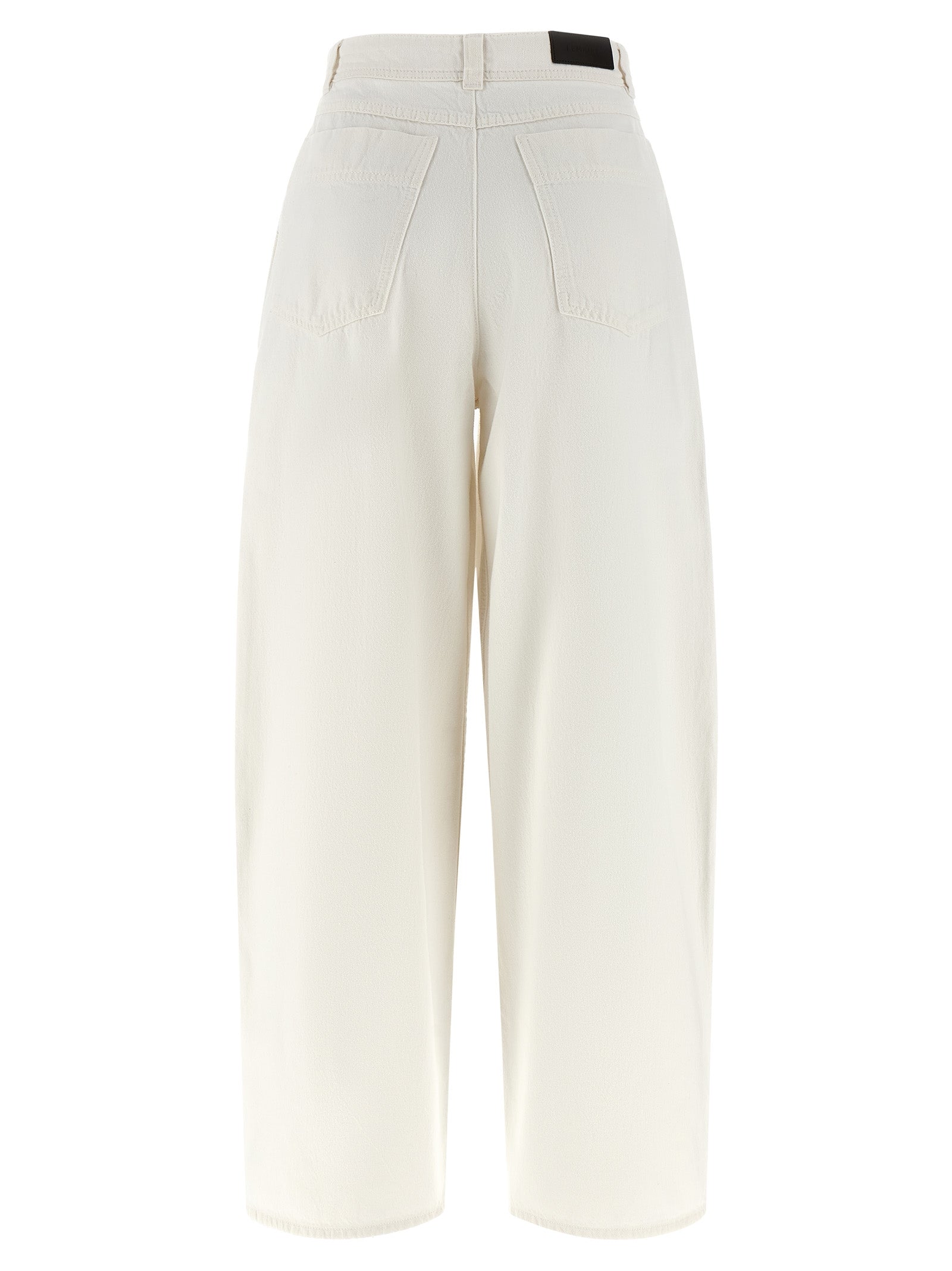 Experience the epitome of elegance with LEMAIRE's White Cotton Jeans Denim, a luxurious blend of comfort and sophistication, perfect for any discerning wardrobe.