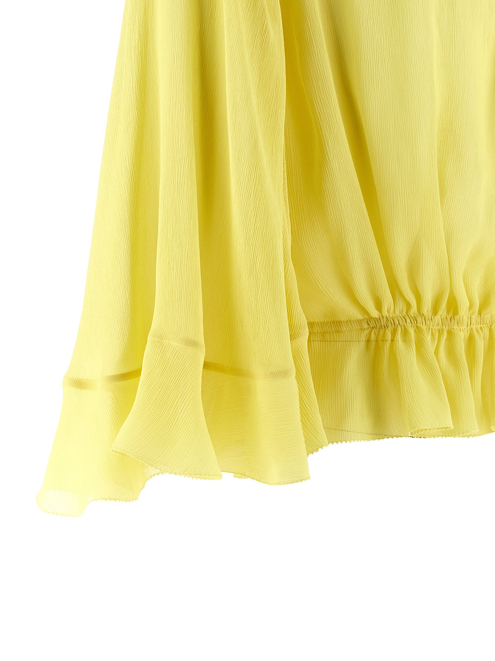 Alberta Ferretti Bicolor Acetate Blouse