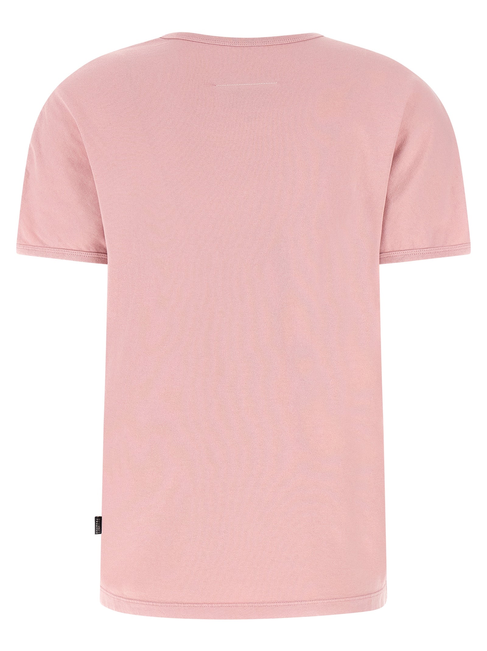 Experience the allure of MM6 Maison Margiela's Multicolor Cotton T-Shirt, where luxurious Italian craftsmanship meets bold design, perfect for the discerning individual.