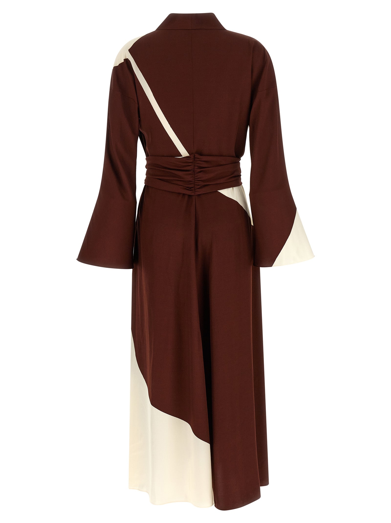 Alberta Ferretti Bordeaux Long Dress | Designer Couture Elegance