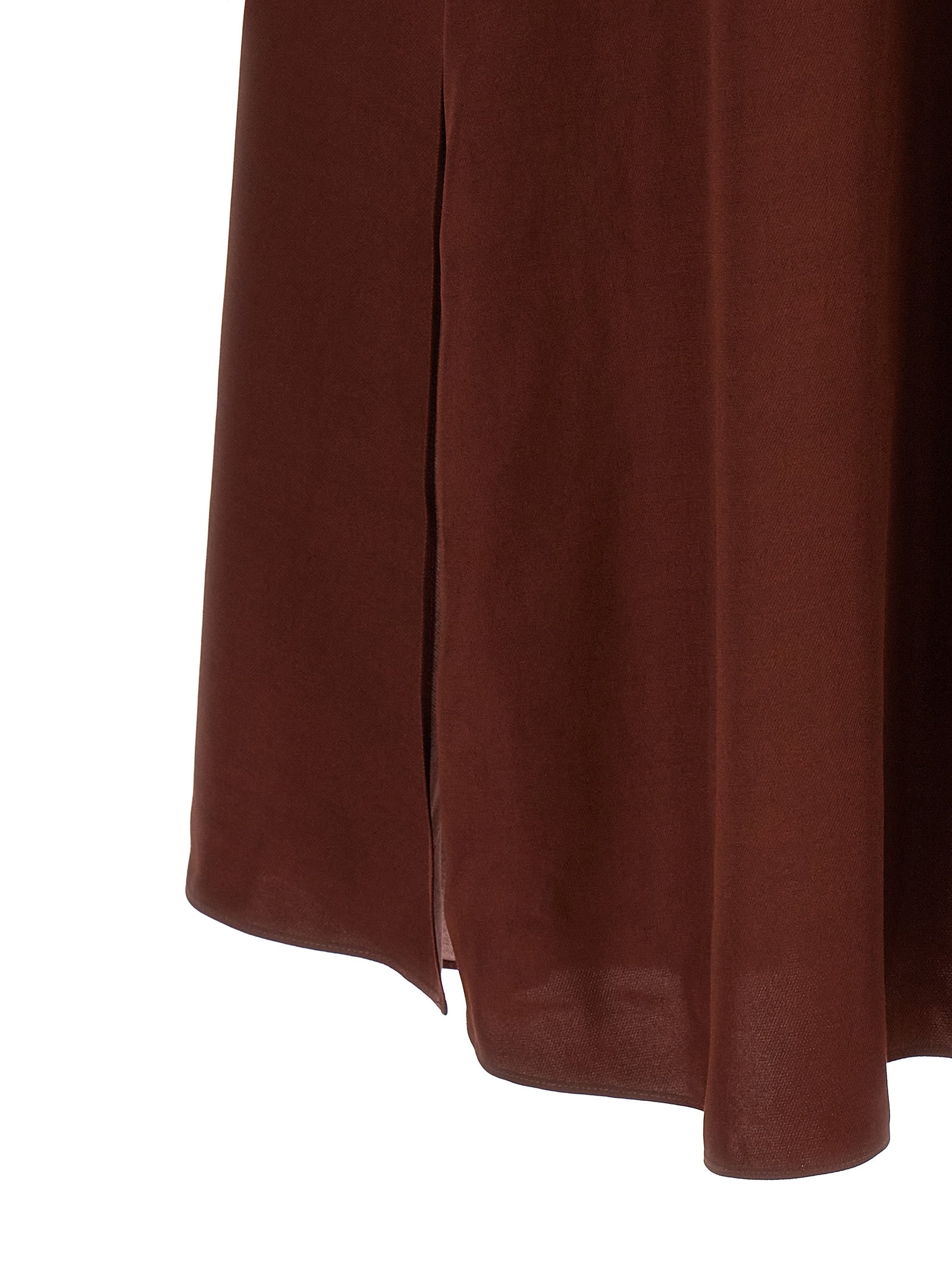 Alberta Ferretti Bordeaux Long Dress | Designer Couture Elegance