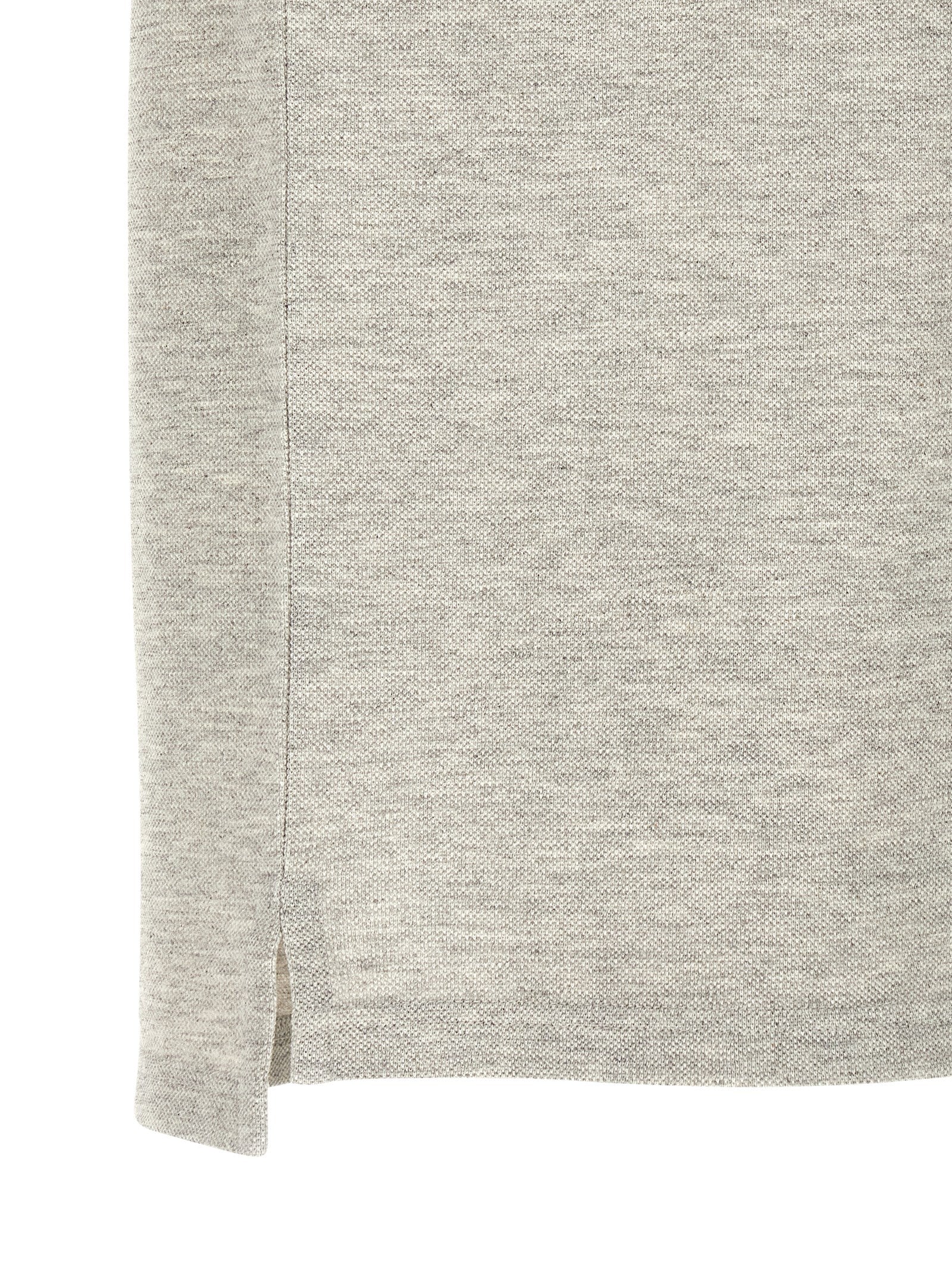 Elevate your wardrobe with the Saint Laurent Gray Cotton Polo Shirt, a blend of exquisite craftsmanship and timeless elegance, perfect for discerning tastes.