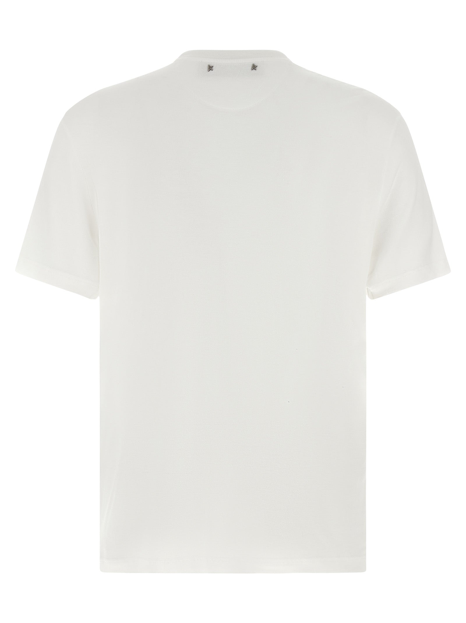Golden Goose White Lyocell T-Shirt - Artisanal Luxury Fashion