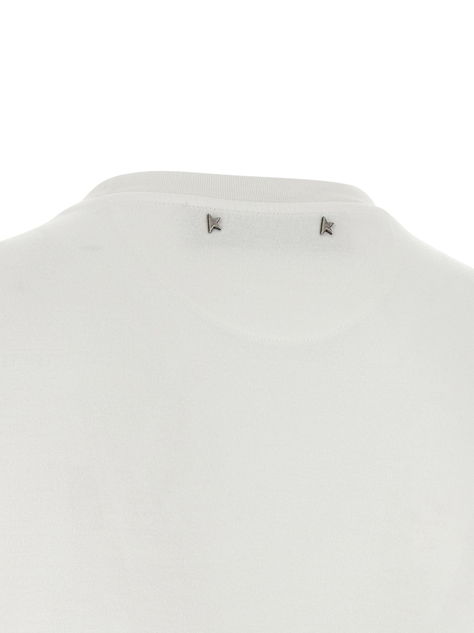 Golden Goose White Lyocell T-Shirt – Artisanal Luxury Fashion