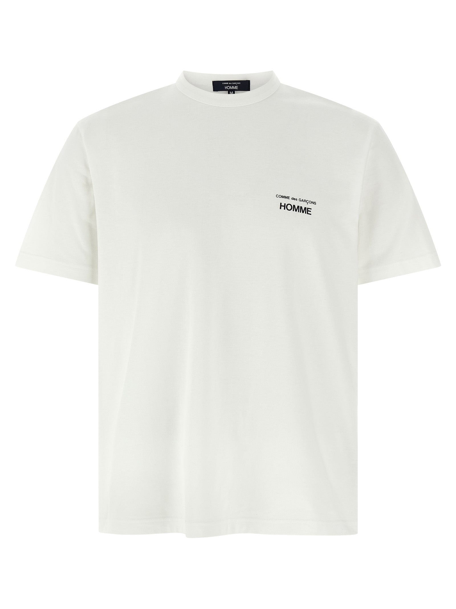 Comme Des Garçons White Cotton T-Shirt – Artisanal Luxury Wear
