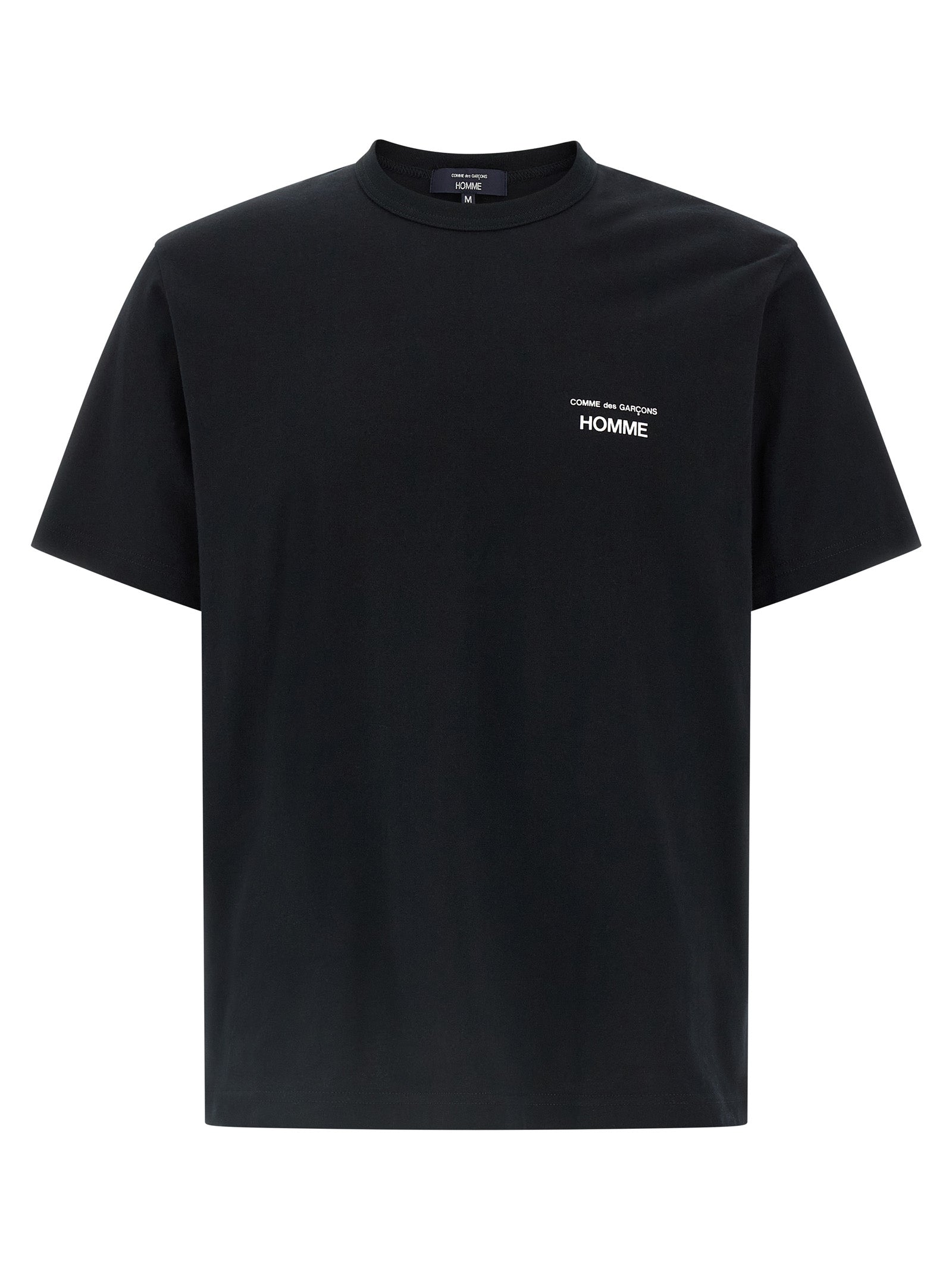 Comme Des Garçons Black Cotton T-Shirt | Designer Luxury Essential
