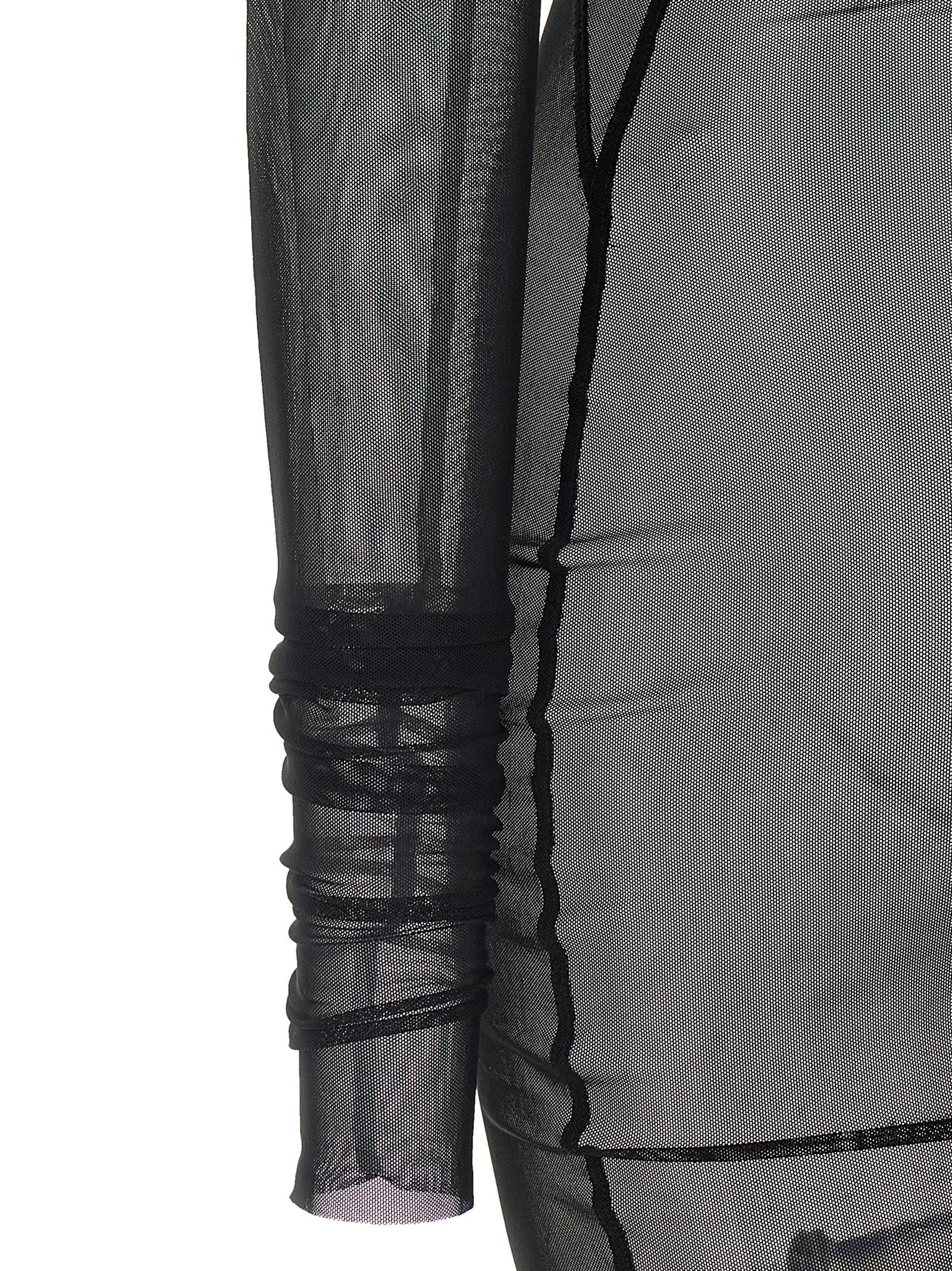 Elevate your elegance with the RICK OWENS Black Nylon Long Dress, a masterpiece of avant-garde design and sustainable luxury, crafted in Italy for the discerning individual.