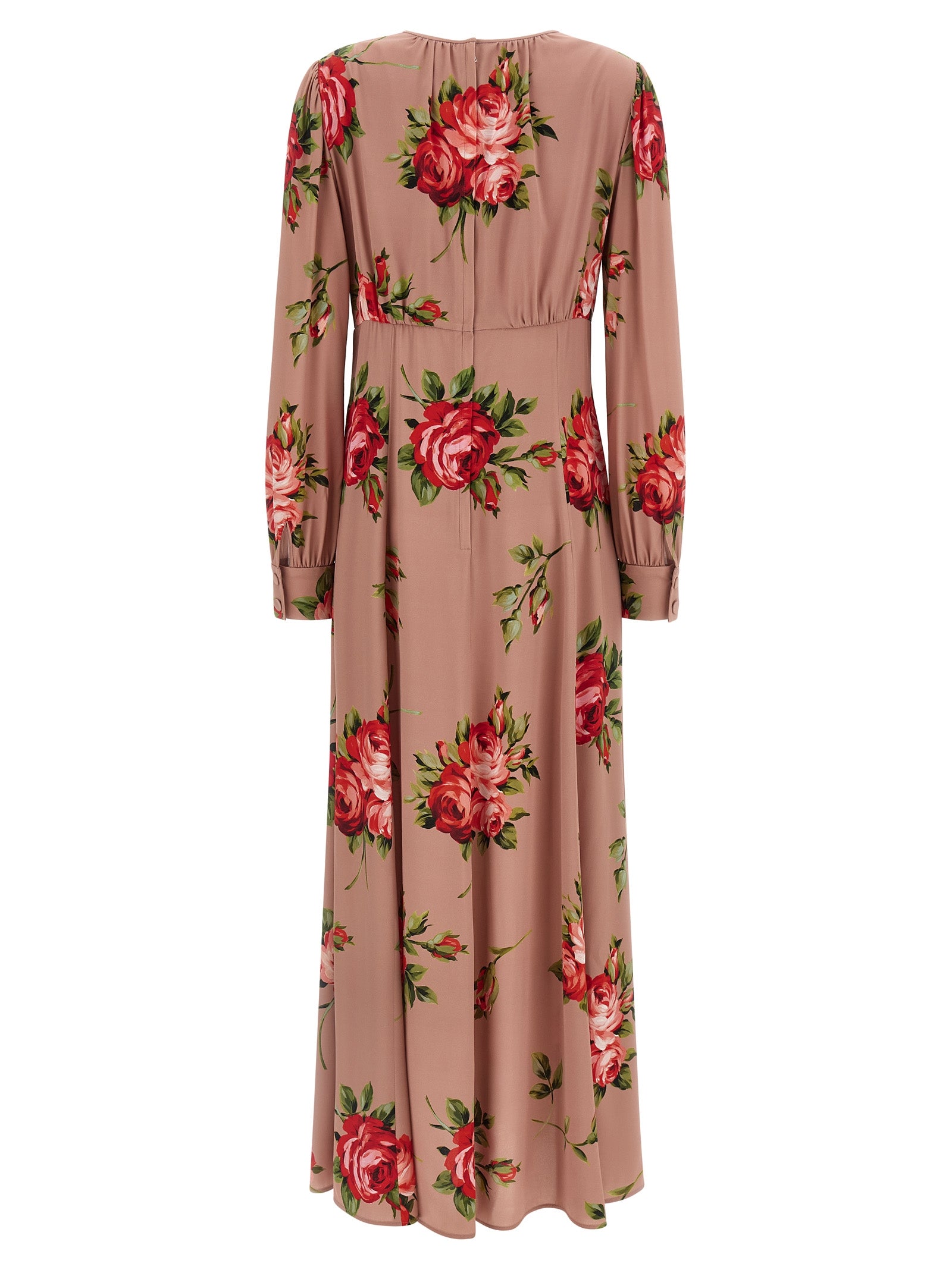 Experience the allure of Dolce & Gabbana's Multicolor Silk Long Dress, a masterpiece of exquisite craftsmanship and elegance, perfect for sophisticated occasions.