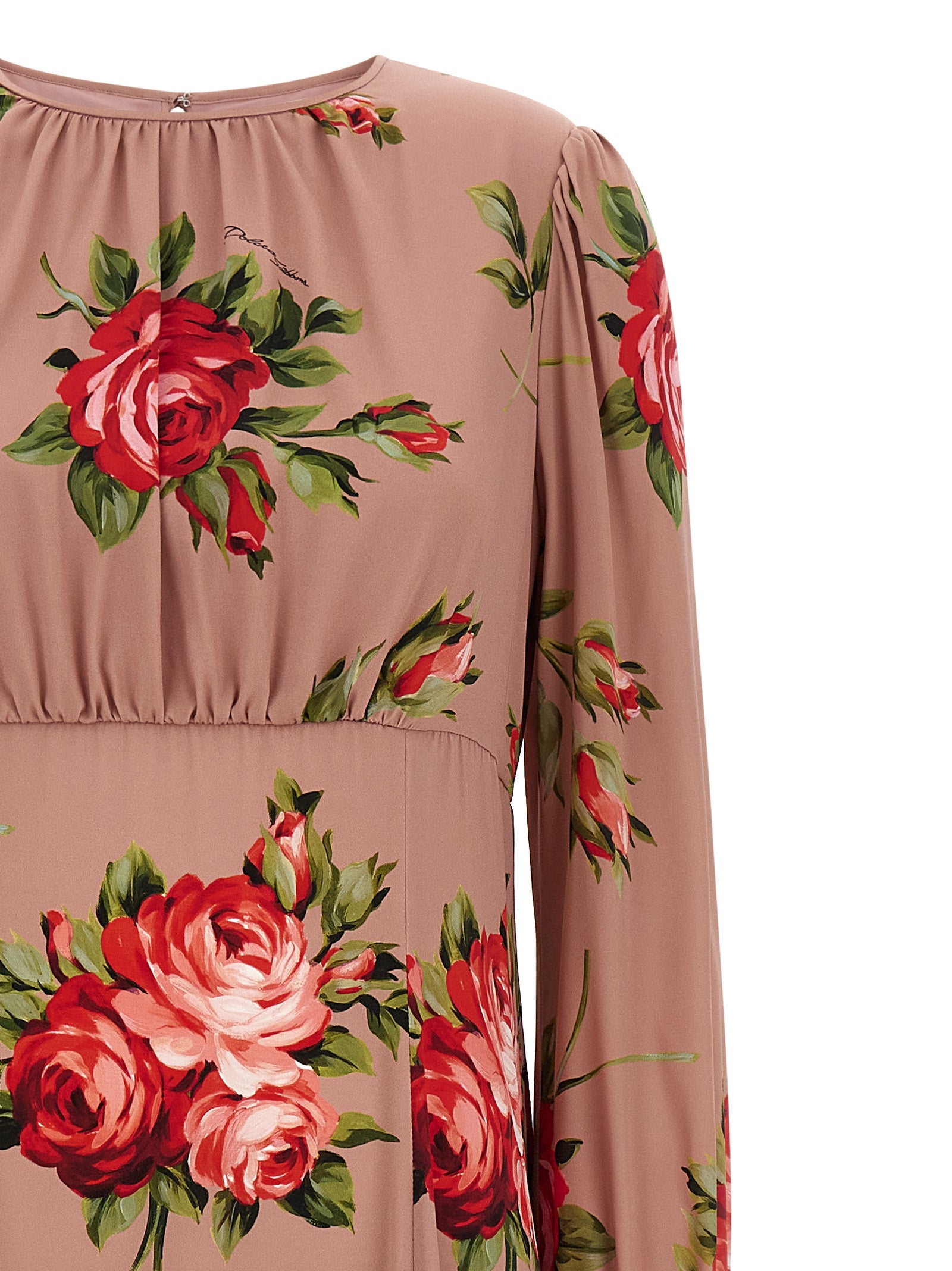 Experience the allure of Dolce & Gabbana's Multicolor Silk Long Dress, a luxurious embodiment of couture elegance, crafted from exquisite silk for timeless sophistication.