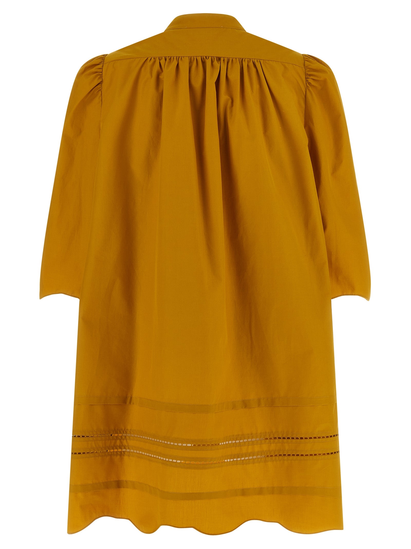Experience the allure of the Fabiana Filippi Bicolor Cotton Short Dress, a masterpiece of Italian craftsmanship that embodies elegance and sophistication for every occasion.
