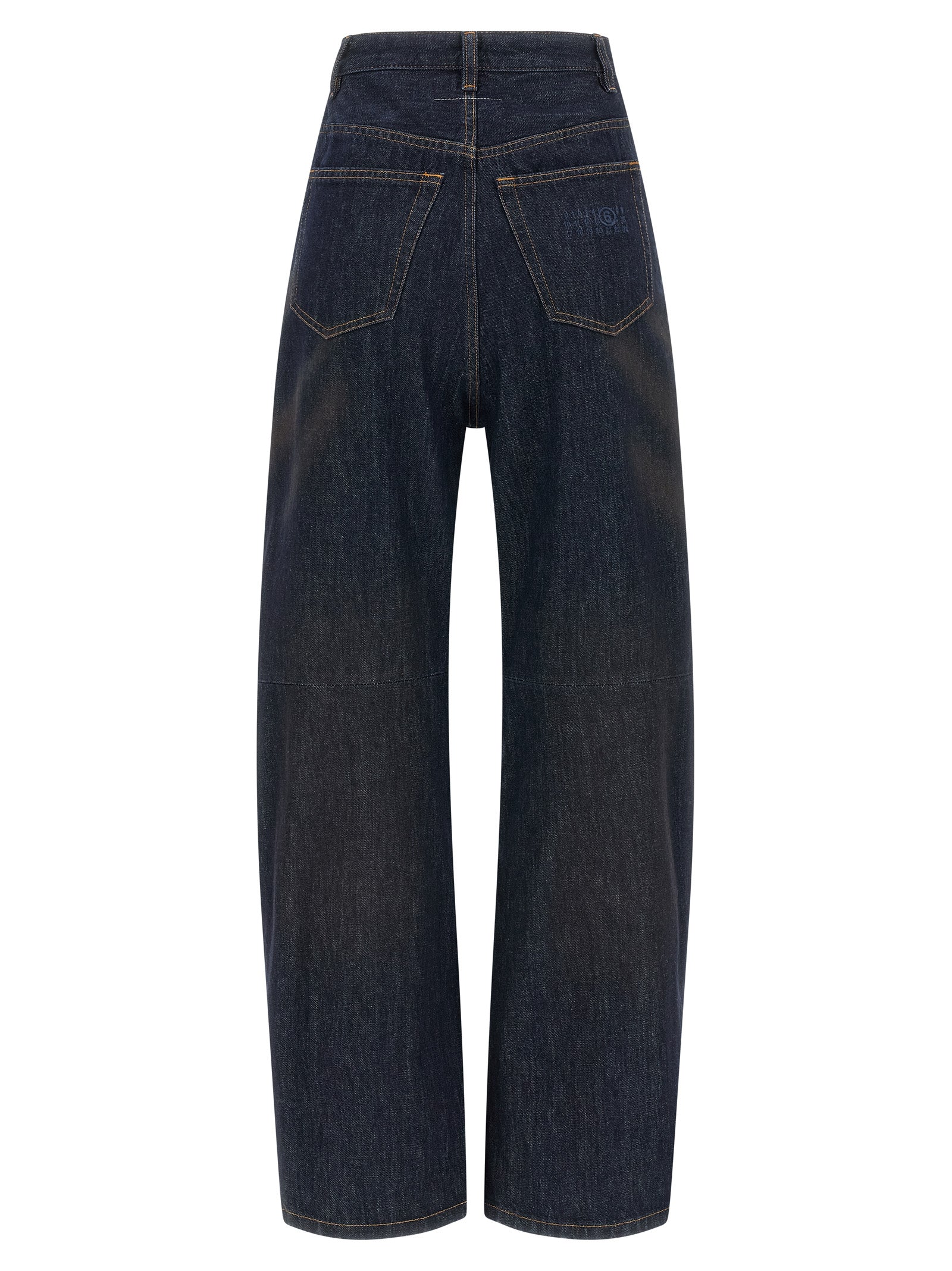 Discover the MM6 Maison Margiela Blue Cotton High-Waisted Jean, where exquisite craftsmanship meets contemporary elegance, redefining luxury denim for the discerning individual.