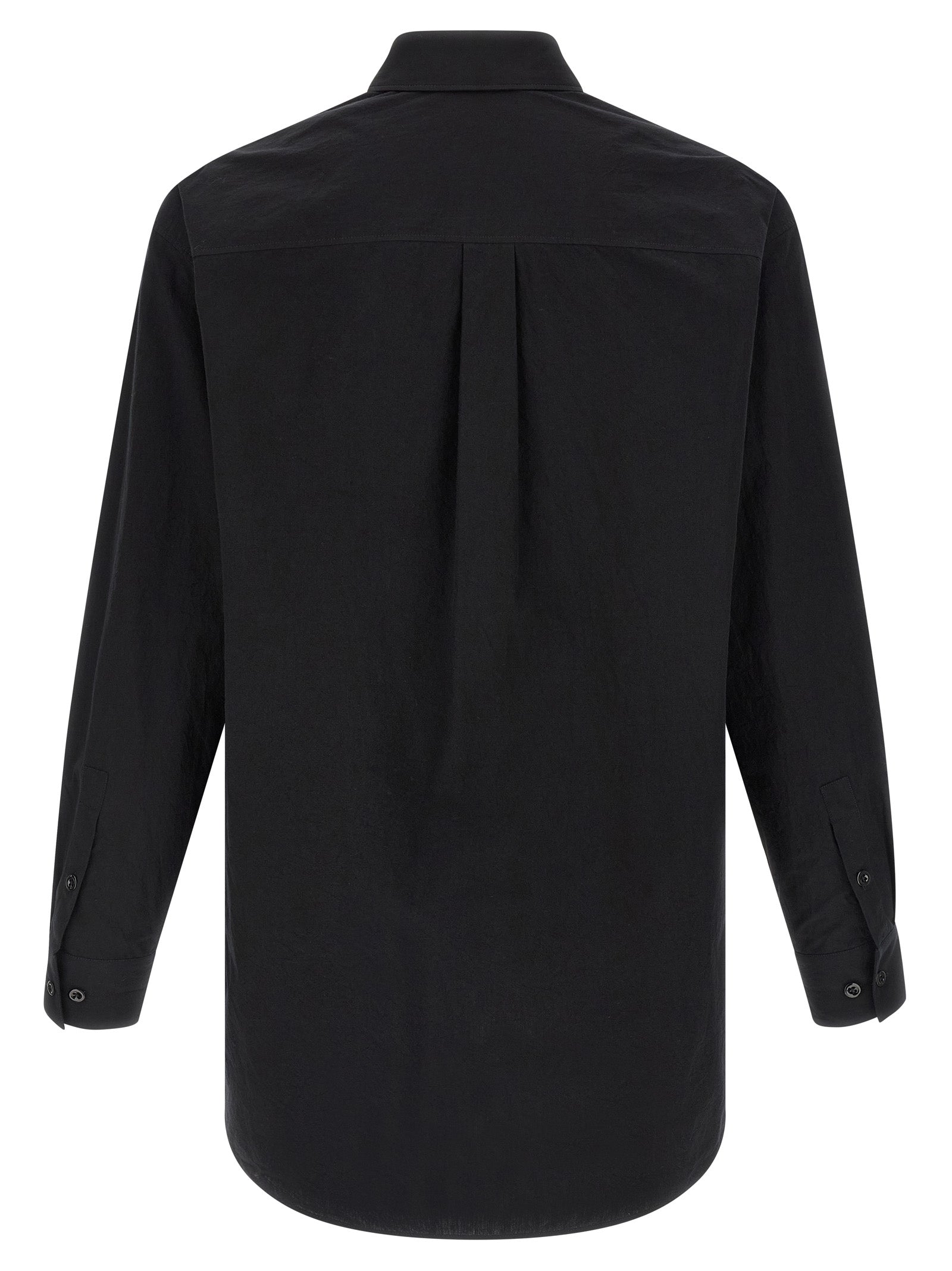 Elevate your style with the Lemaire Black Cotton Blouse, a luxurious blend of sophistication and modernity, crafted from exquisite cotton for timeless elegance.