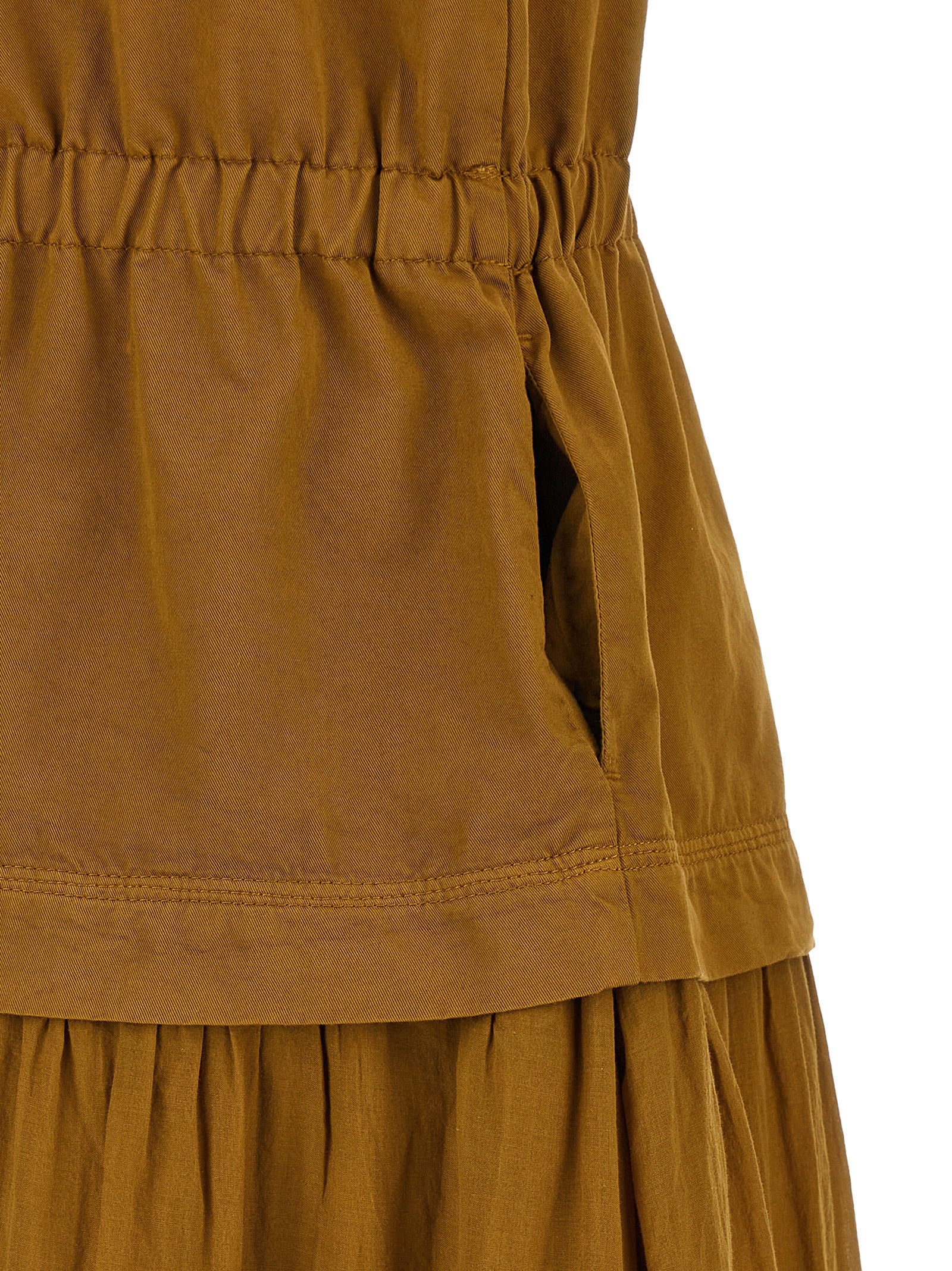 Discover the PINKO Brown Cotton Long Dress, a masterpiece of artisanal elegance crafted from luxurious cotton, perfect for those who embody sophistication and allure.