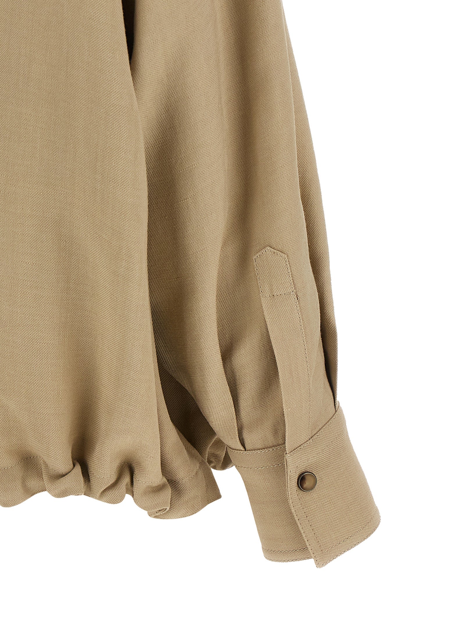 Brunello Cucinelli Beige Viscose Blouse | Designer Elegance