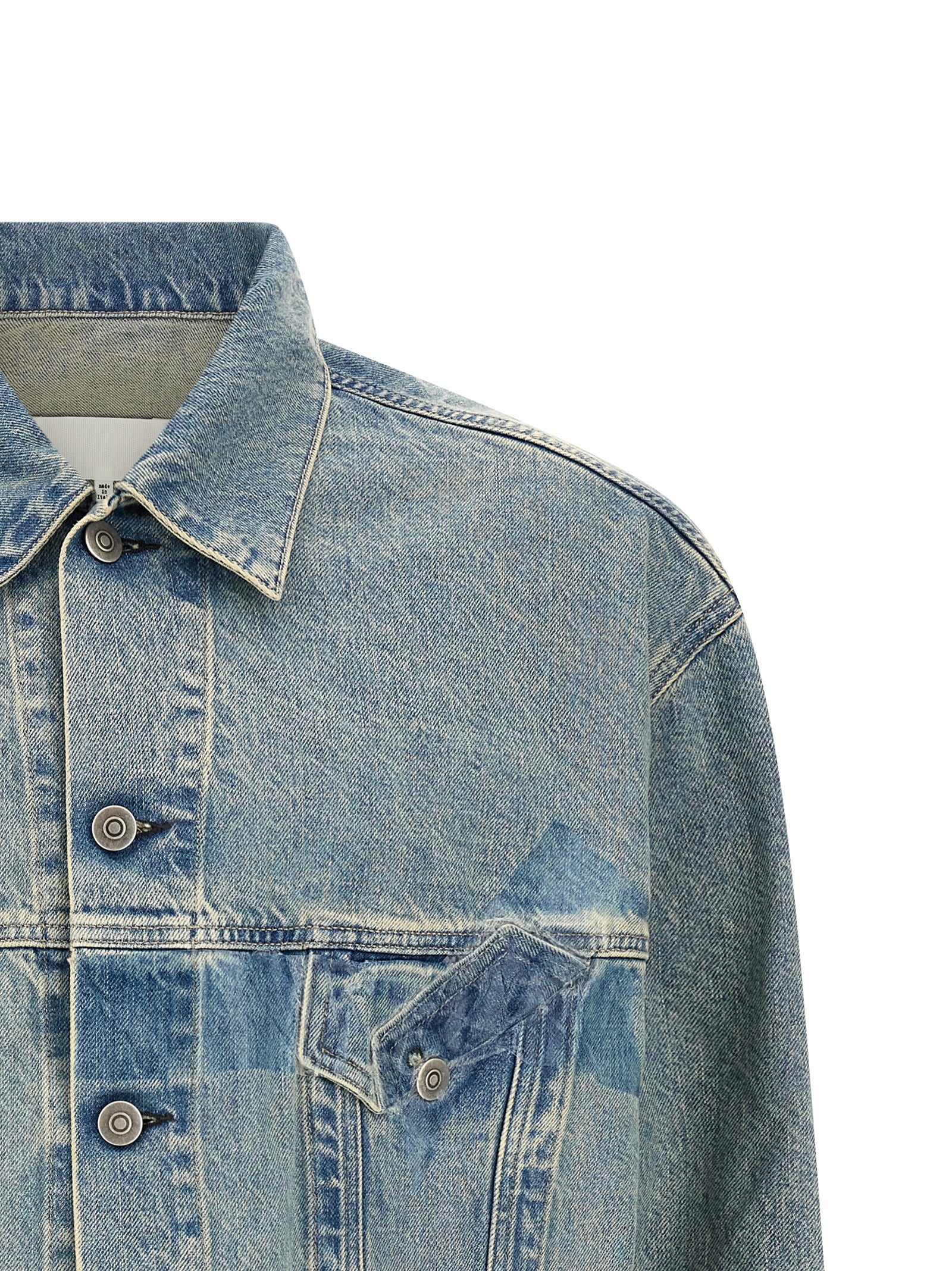 Maison Margiela Blue Cotton Denim Jacket