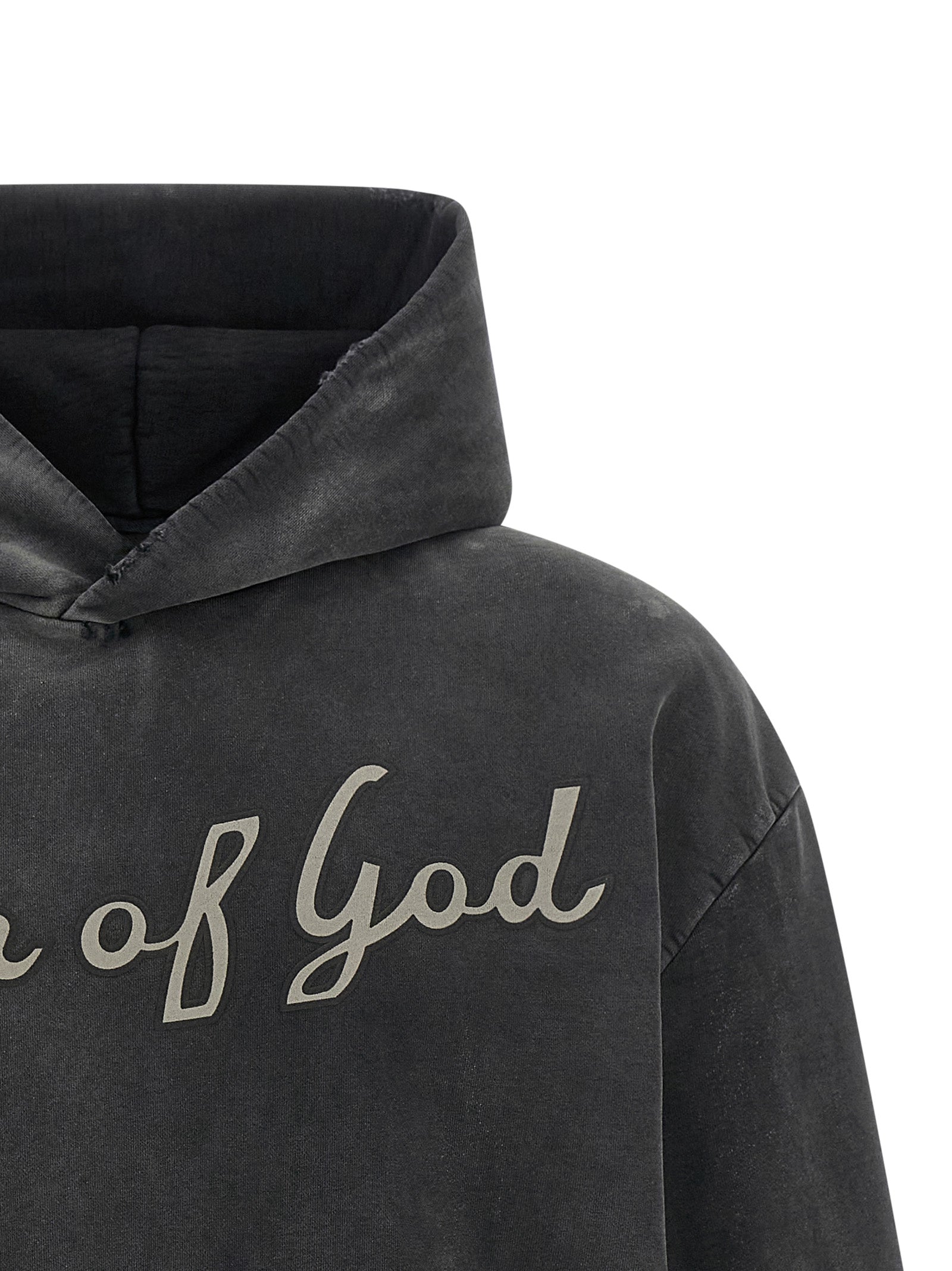 Fear Of God Black Cotton Sweatshirt - Artisanal Luxury Wear