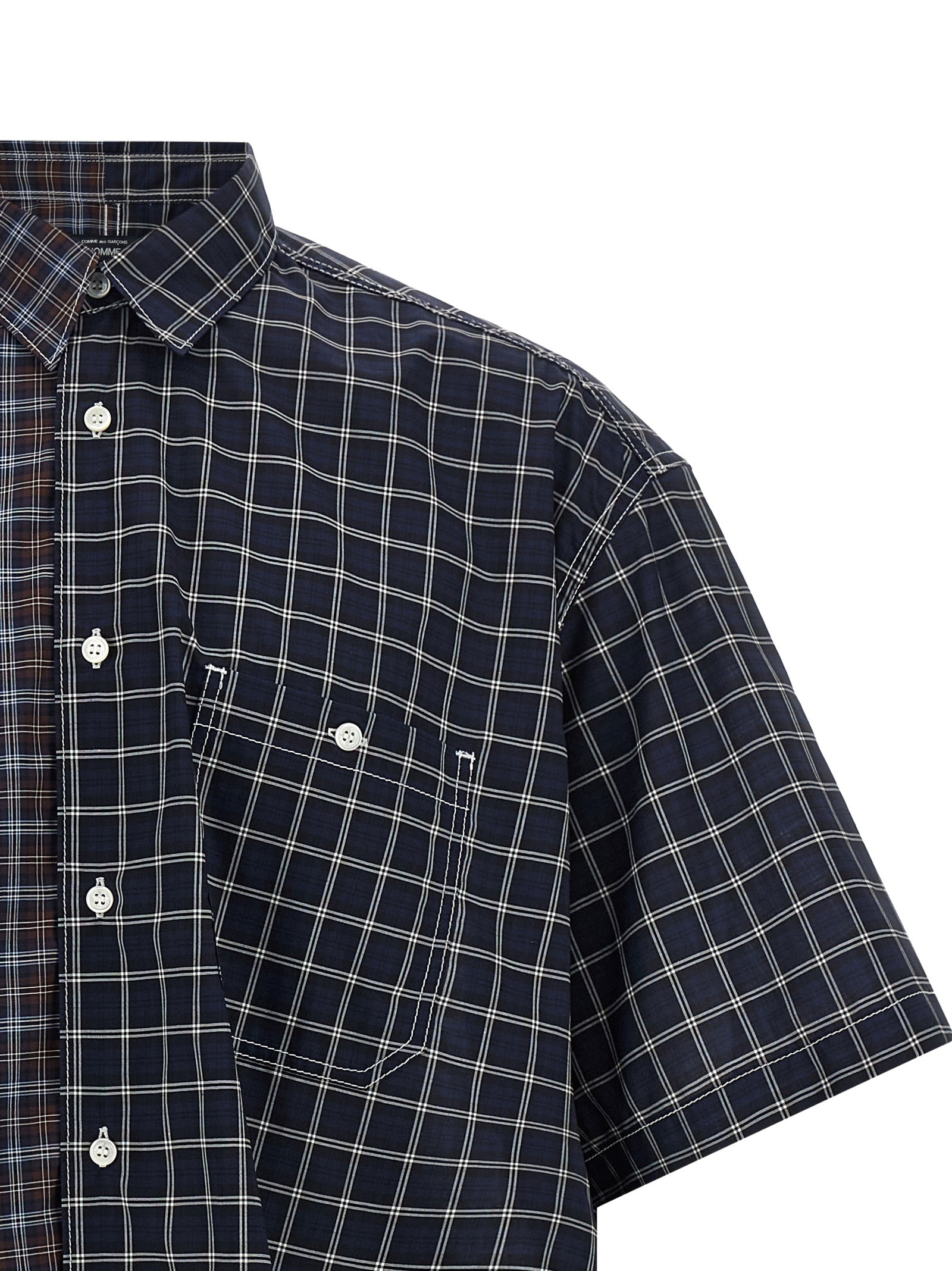 Comme Des Garçons Multicolor Cotton Blouse