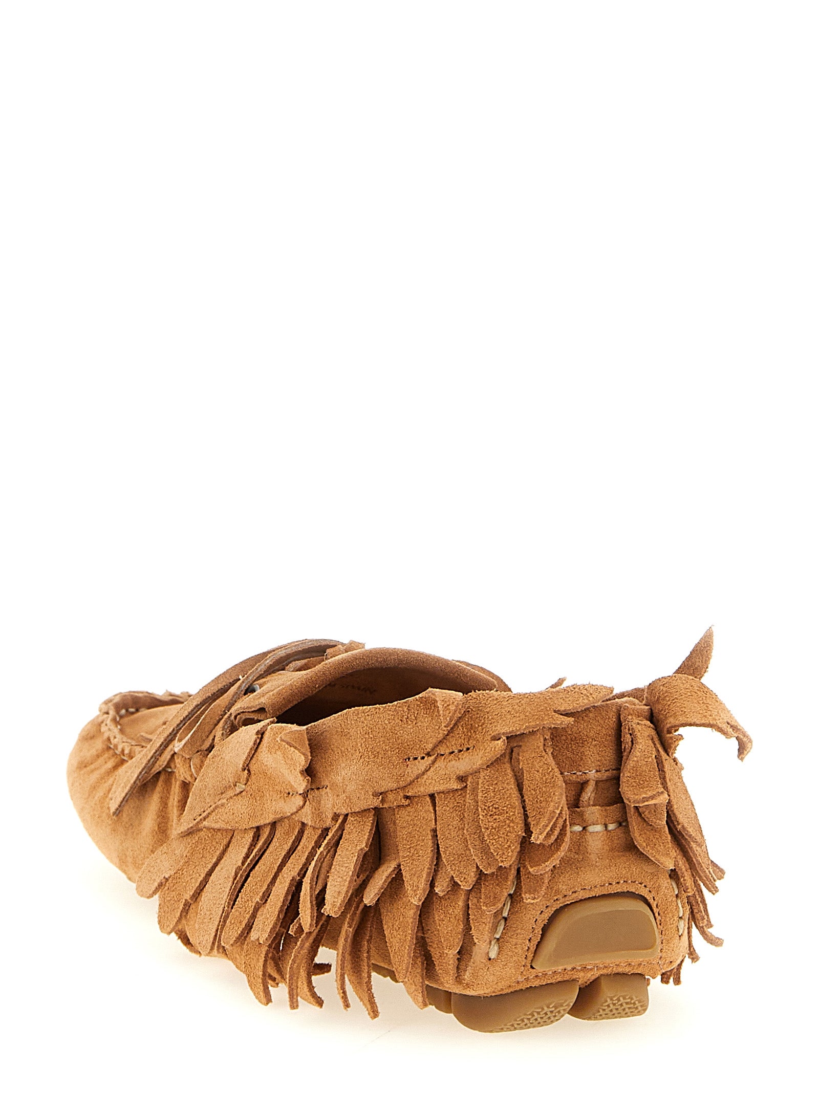 Alberta Ferretti Brown Calfskin Slip-On Loafers | Designer Couture