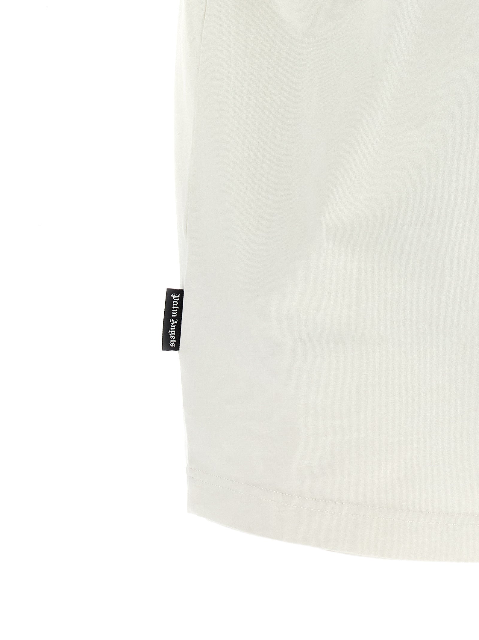 Experience the exquisite Palm Angels White Cotton T-Shirt, a blend of artisanal craftsmanship and urban elegance, perfect for those who embrace luxury and individuality.