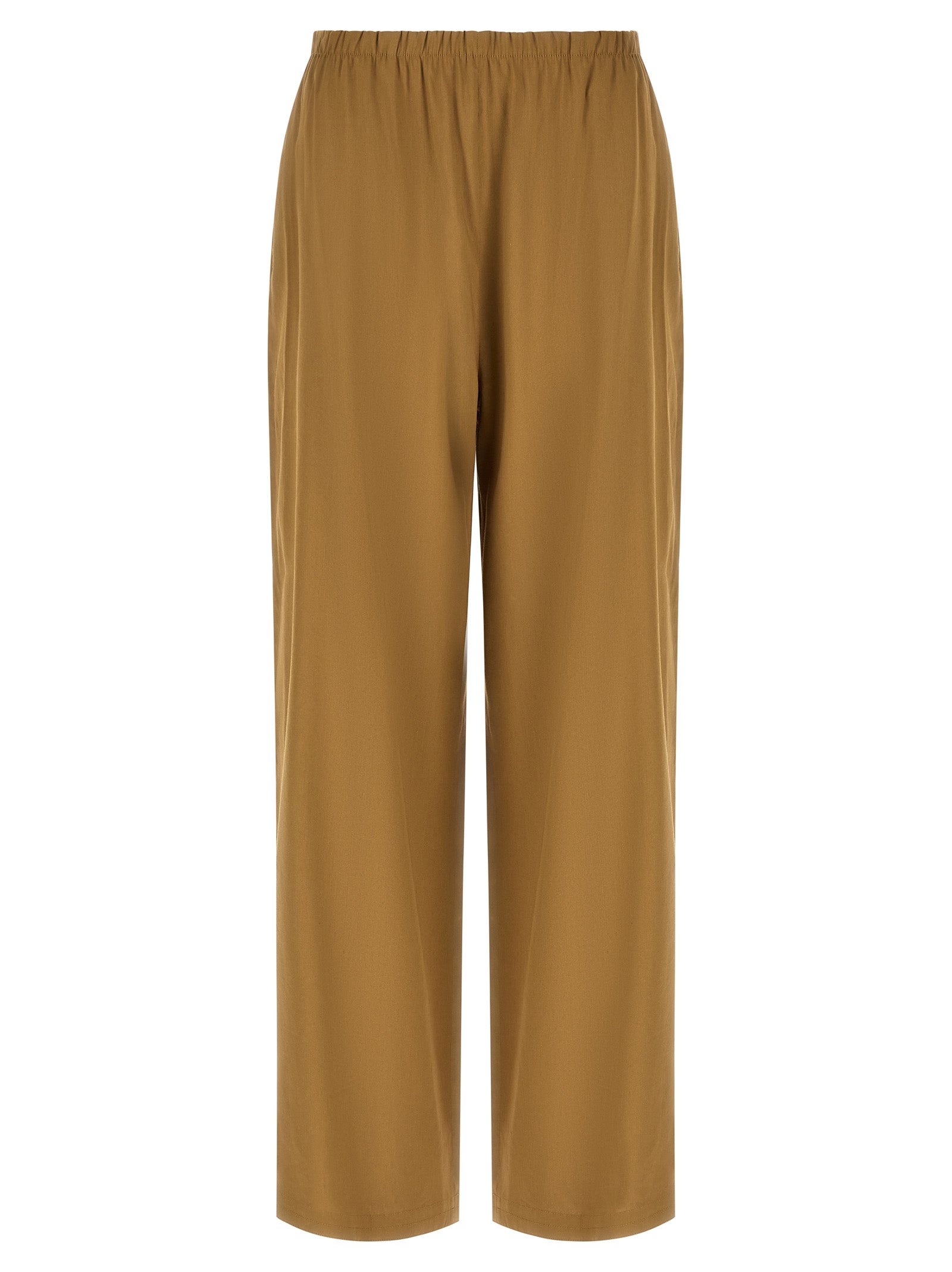 Experience the exquisite craftsmanship of Max Mara's Beige Linen Casual Pants from the MxpDestino collection, where timeless elegance meets luxurious comfort.
