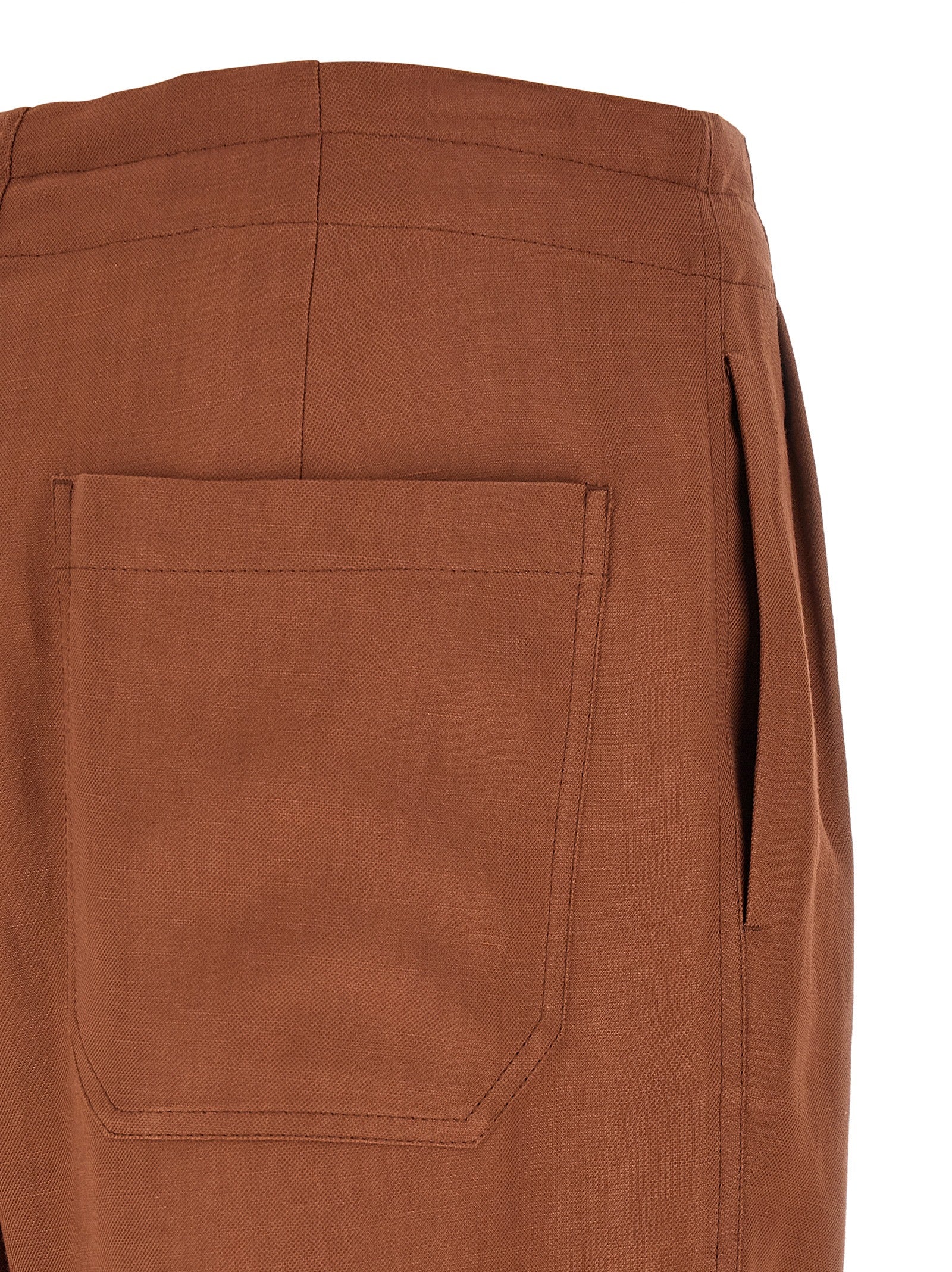 Brunello Cucinelli Multicolor Viscose Casual Pants, Artisanal Luxury
