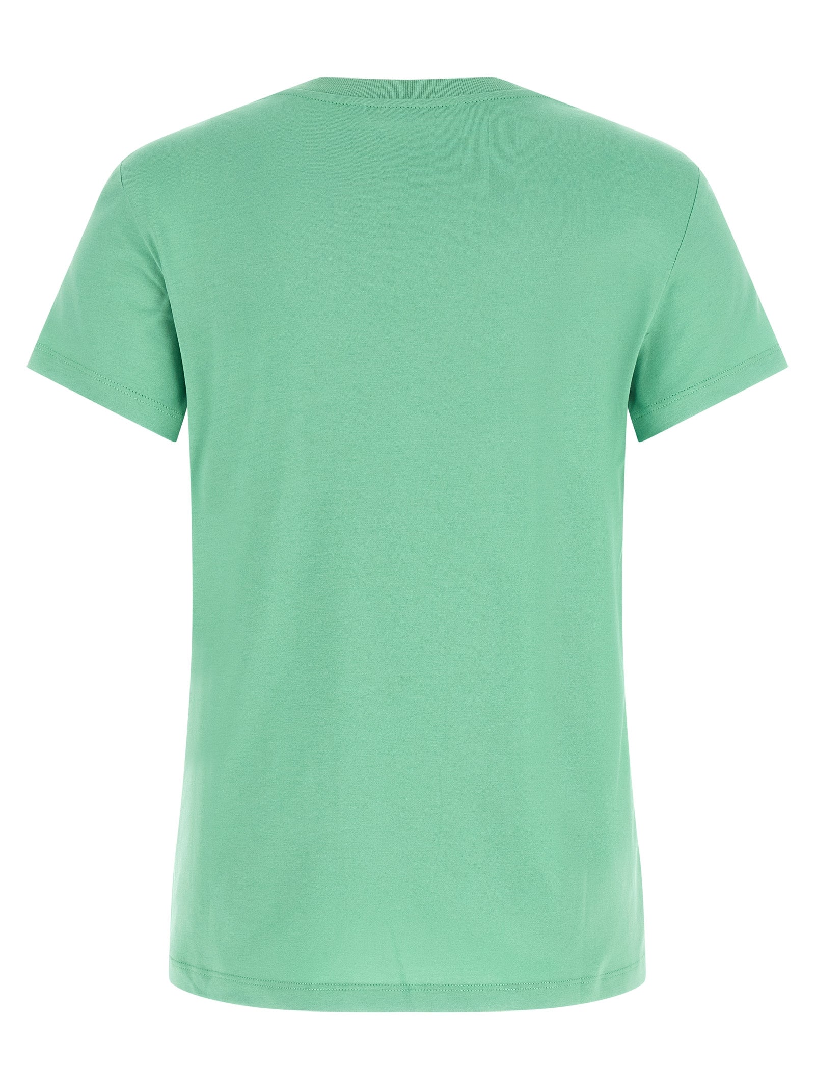 Experience the art of elegance with the Max Mara Bicolor Cotton T-Shirt, crafted from luxurious cotton, embodying sophistication and effortless style for every occasion.
