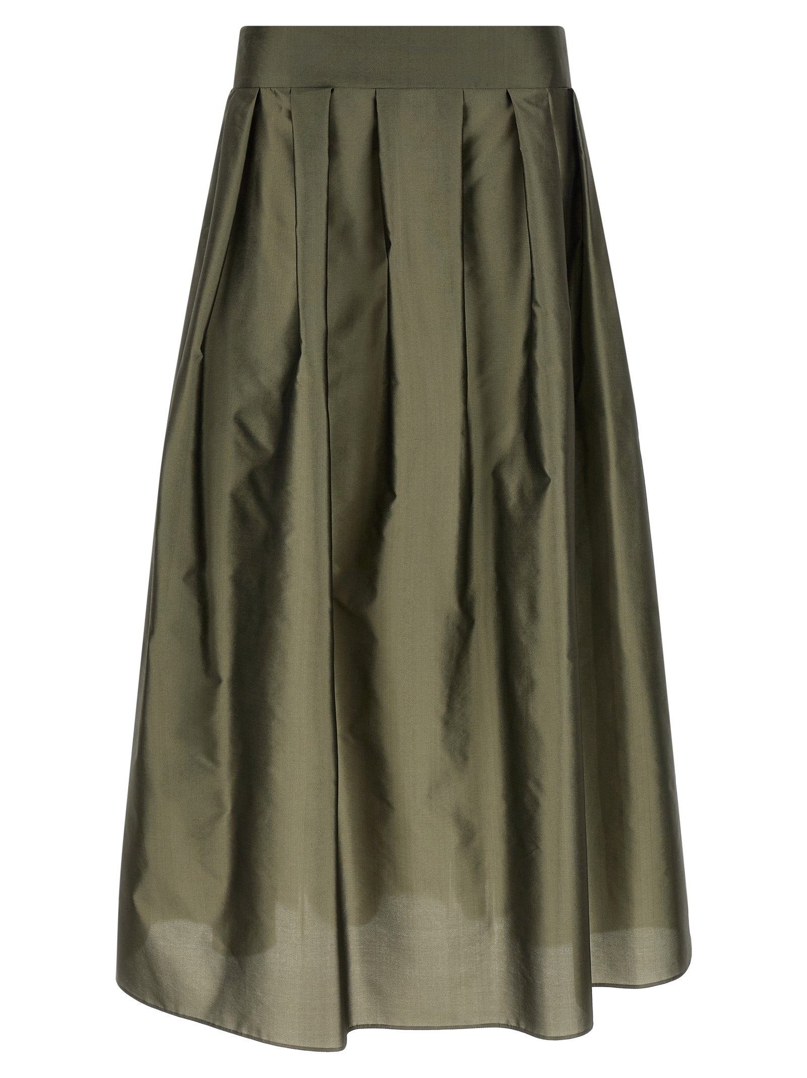 'S Max Mara Bicolor Polyester Mini Skirt