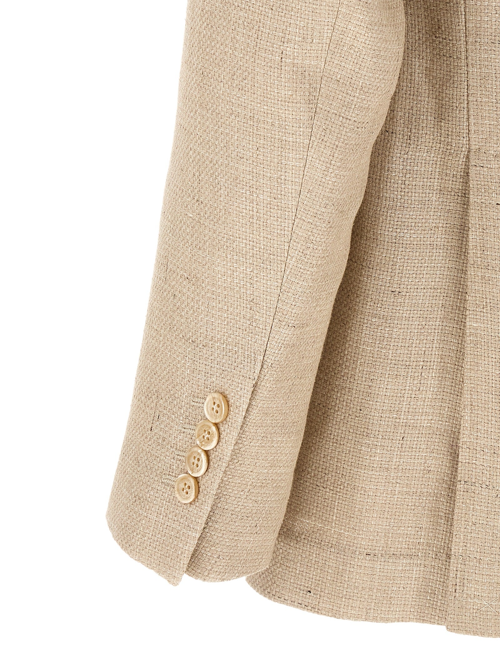 Brunello Cucinelli Beige Silk Two-Piece Suit | Luxury Couture