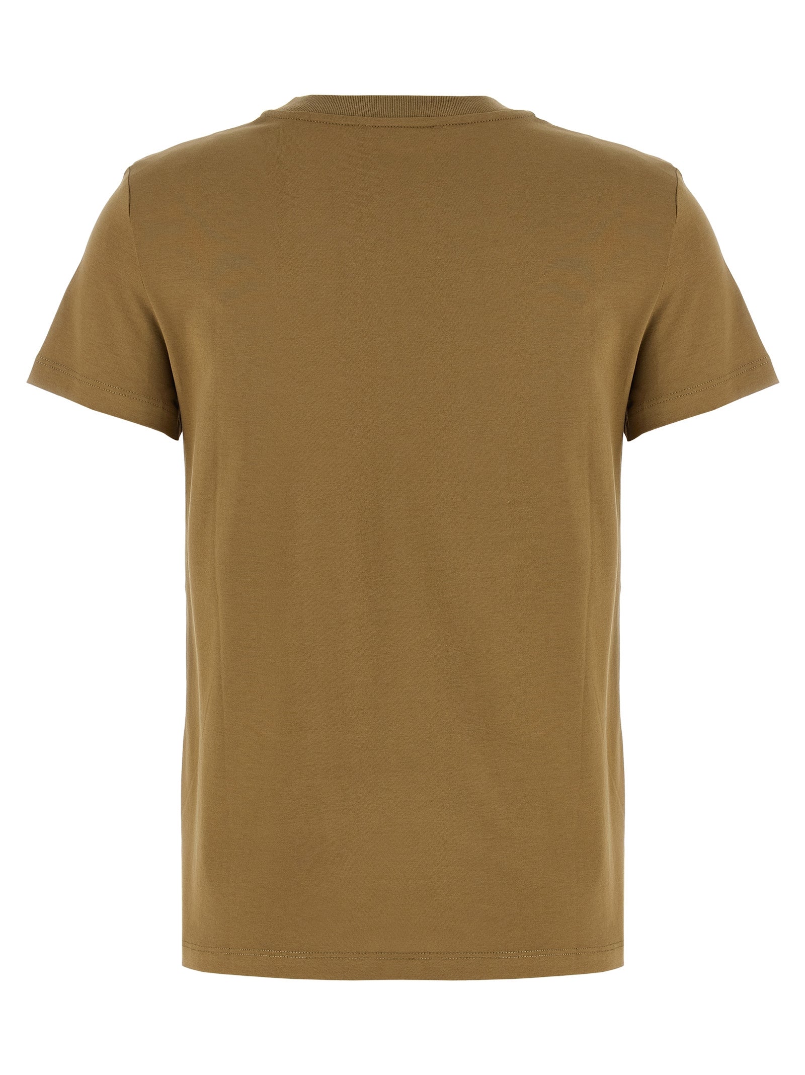 Experience the allure of the Max Mara Brown Cotton T-Shirt, where exquisite craftsmanship meets timeless elegance, perfect for elevating any wardrobe.