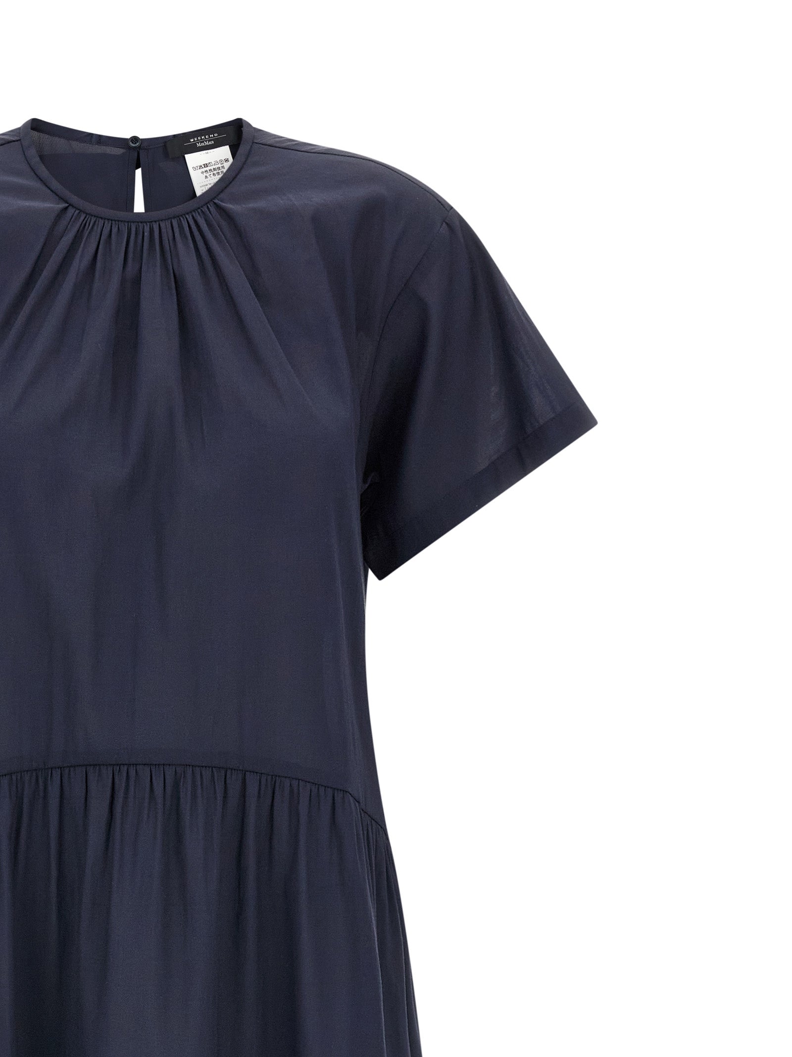 Experience the allure of the Max Mara Blue Acetate Long Dress, a luxurious blend of elegance and sophistication, perfect for the discerning fashionista.
